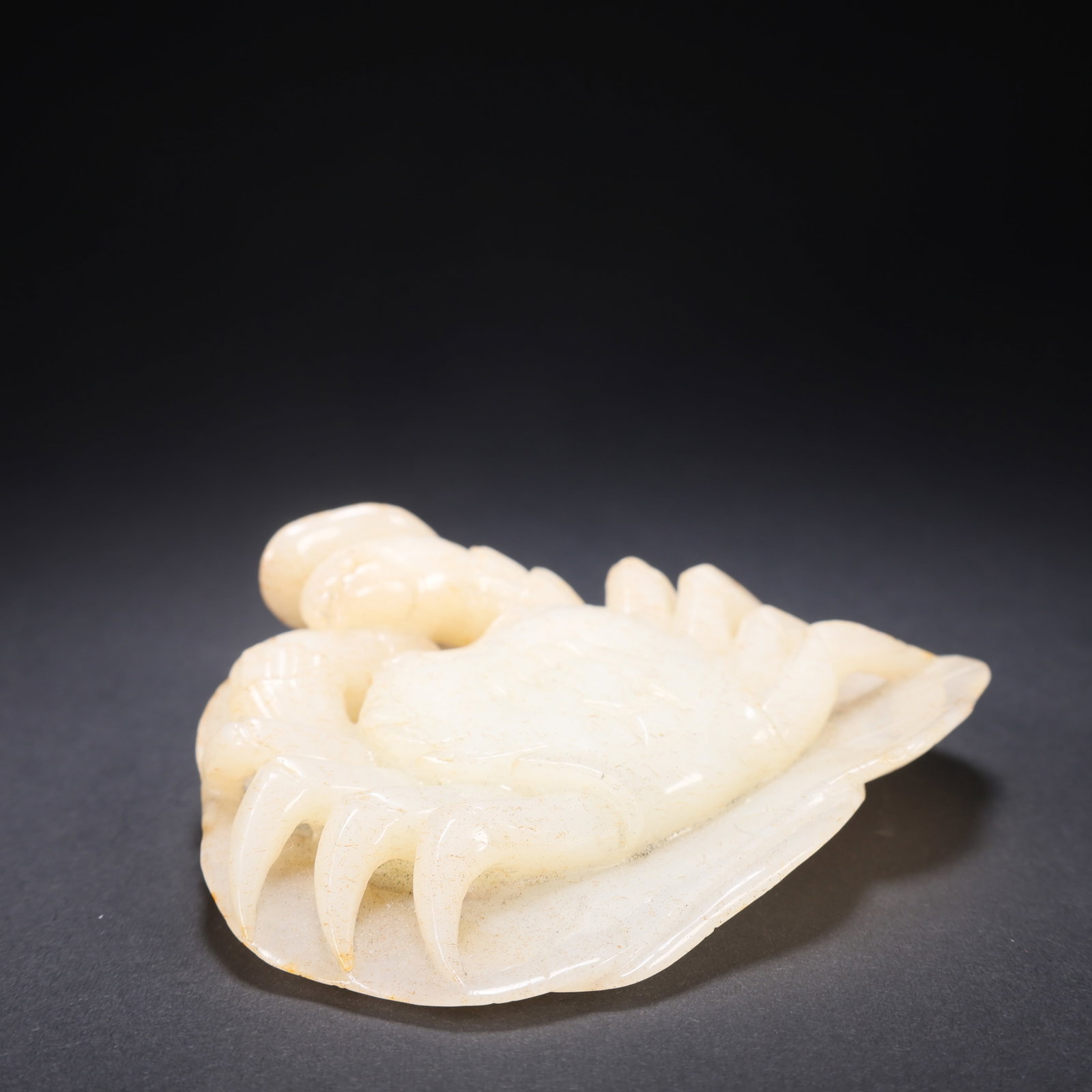 A HETIAN JADE CRAB - 7