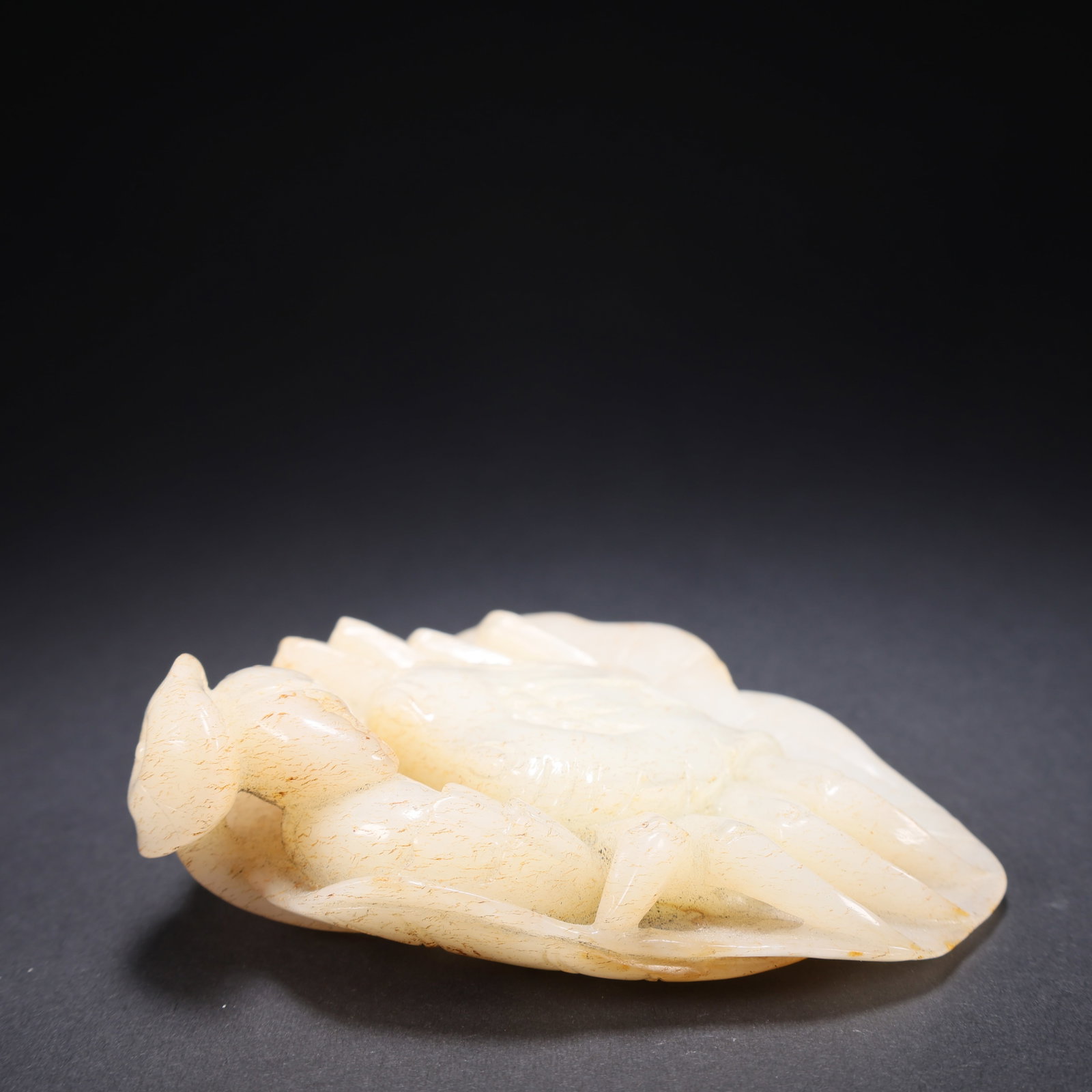 A HETIAN JADE CRAB - 8