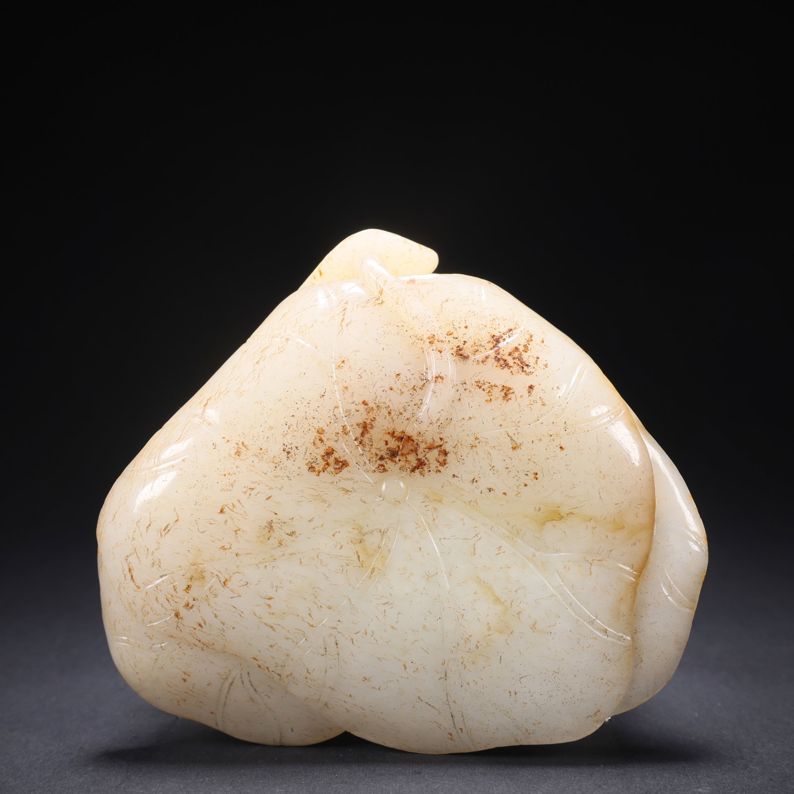 A HETIAN JADE CRAB - 9