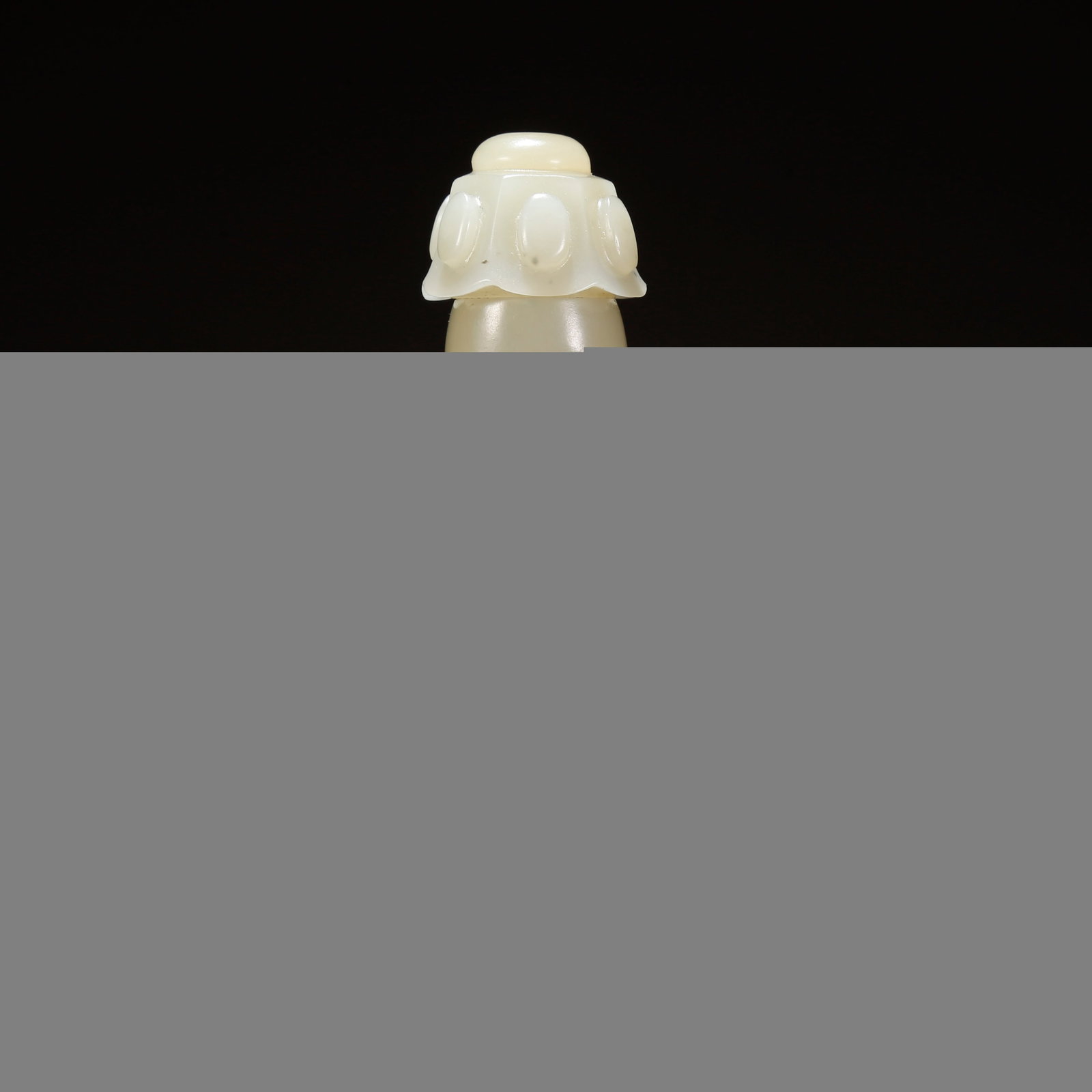 A HETIAN JADE DOUBLE-BEAST-HANDLED COVERED VASE (1 of 10)