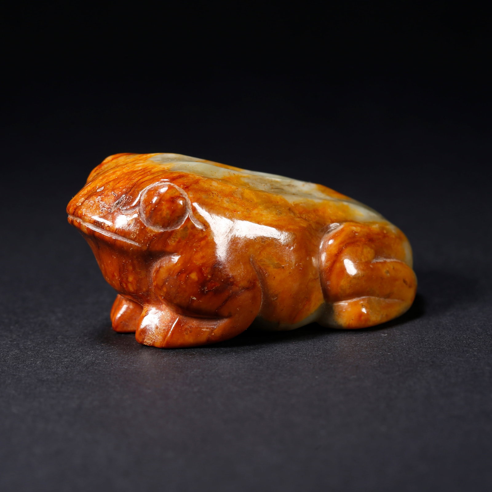 A HETIAN JADE FROG-SHAPED HANDLE (1 of 10)
