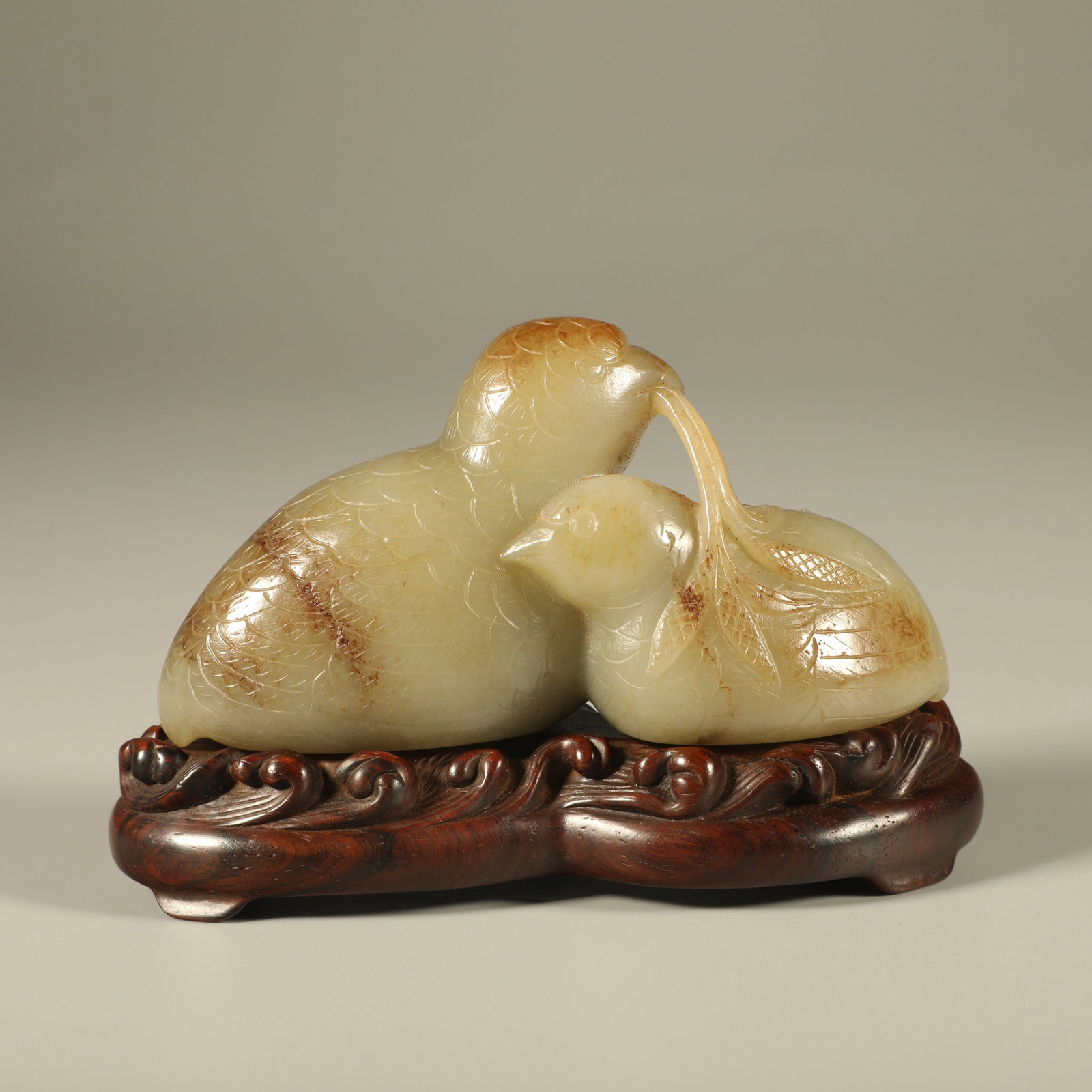 A HETIAN JADE ORNAMENT CARVED WITH PEACEFUL DWELLING SCENE (1 of 7)