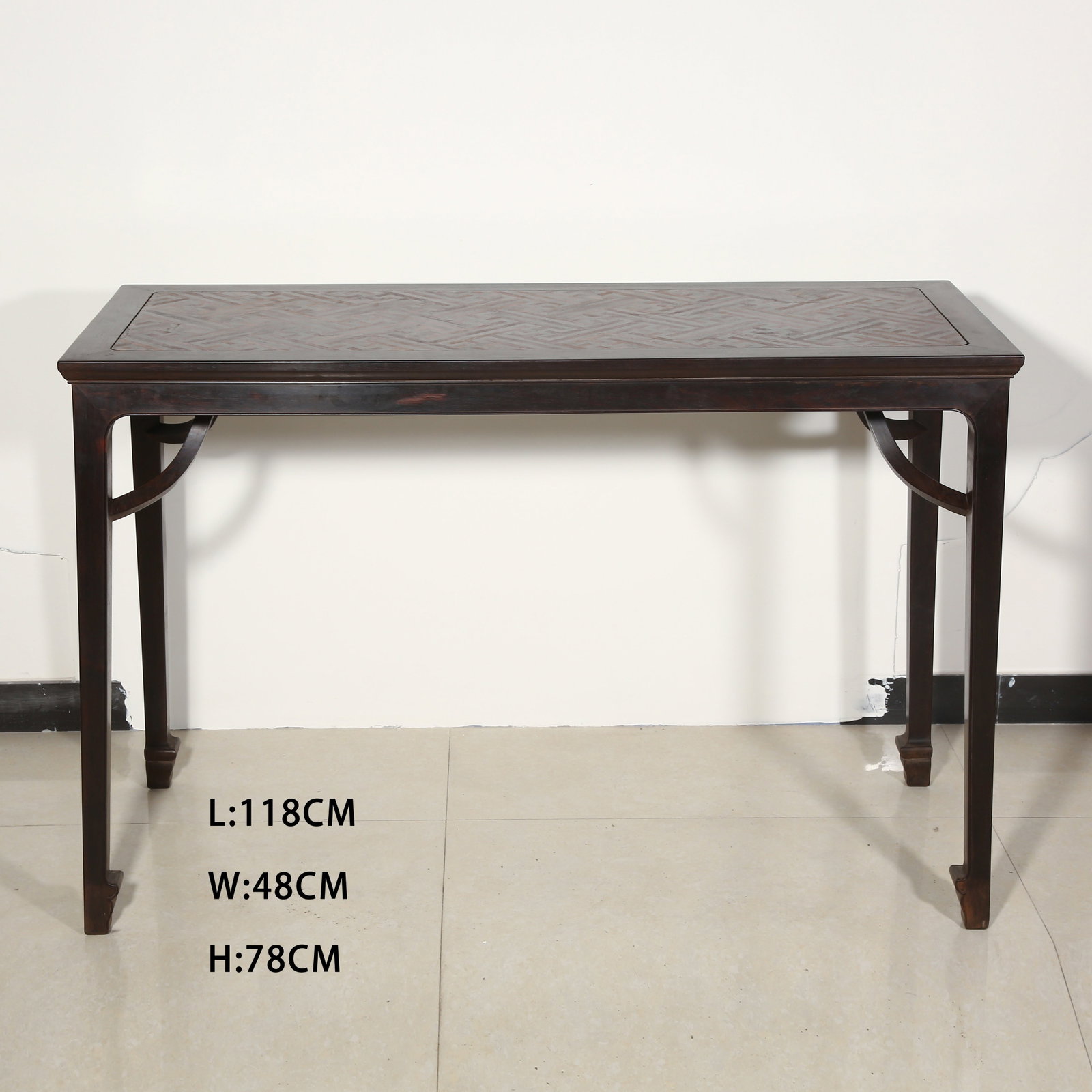 A ZITAN FOLDING-TOP TABLE (BAINAMIAN ANZHUO) (1 of 10)
