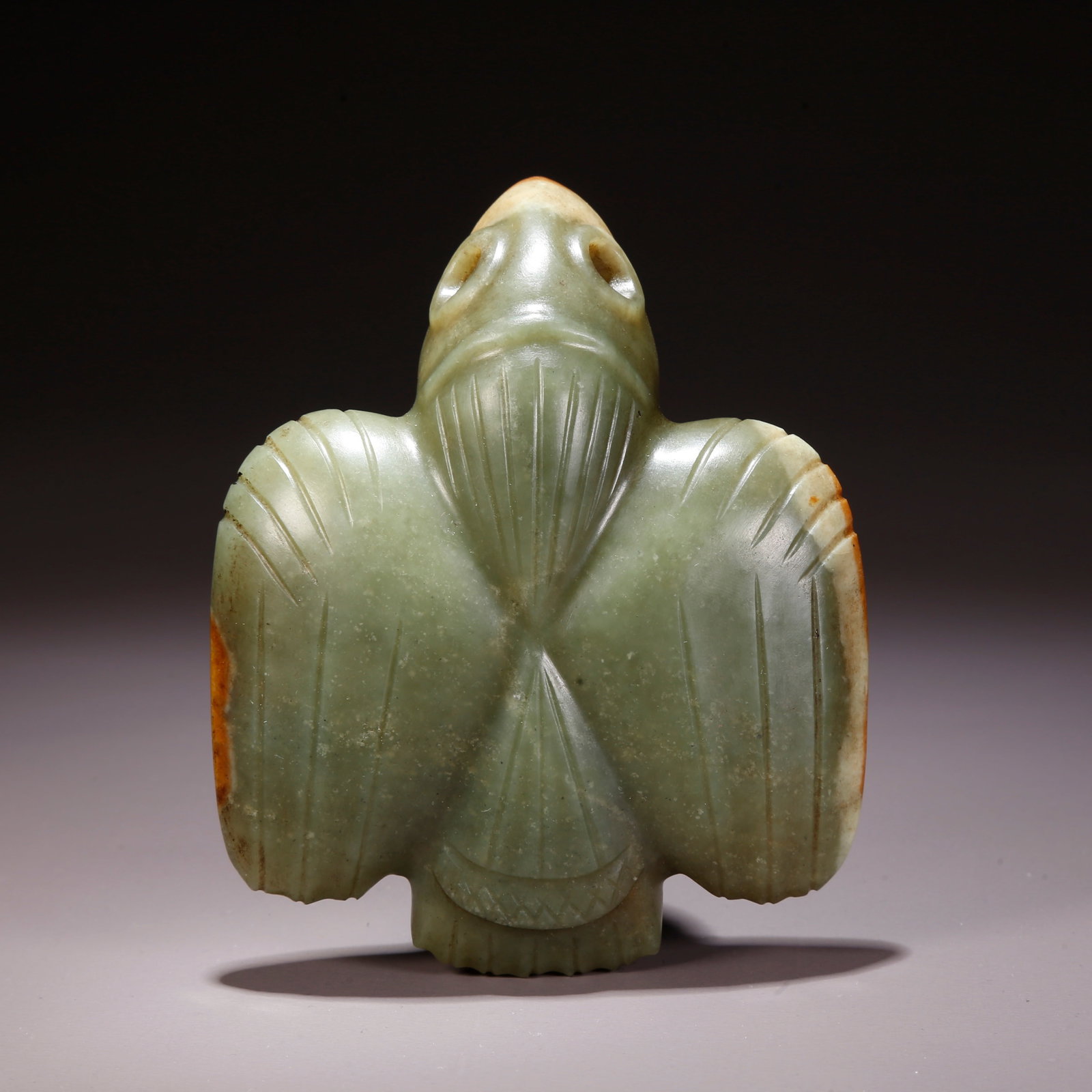 A ANCIENT JADE CARVED OWL (1 of 10)