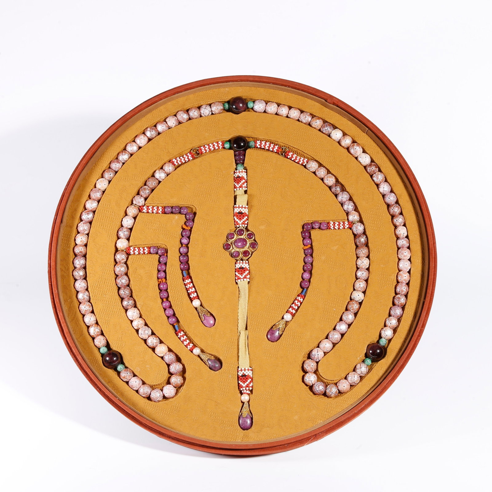 A STRING OF EASTERN PEARL COURT BEADS (1 of 11)