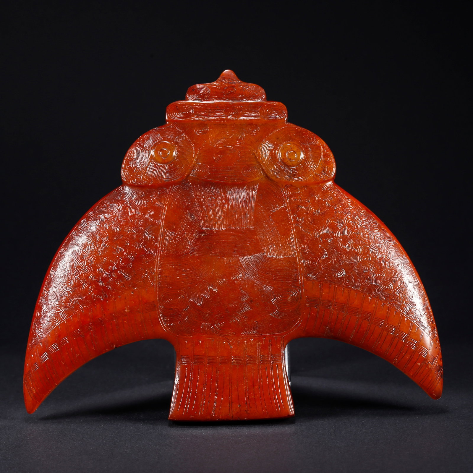 A ANCIENT JADE BEAST FACE PENDANT (1 of 9)