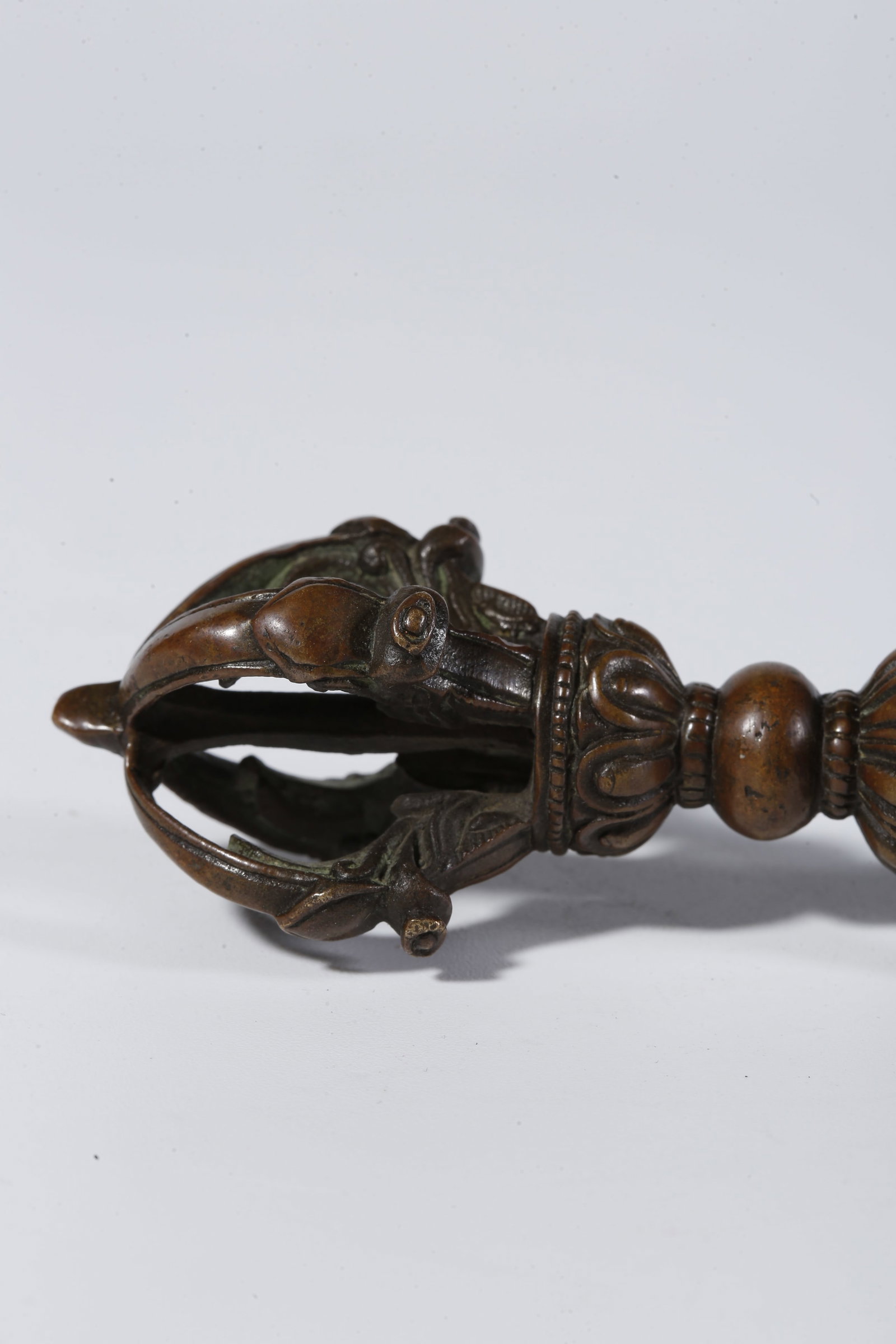A BRONZE RITUAL OBJECT - 3