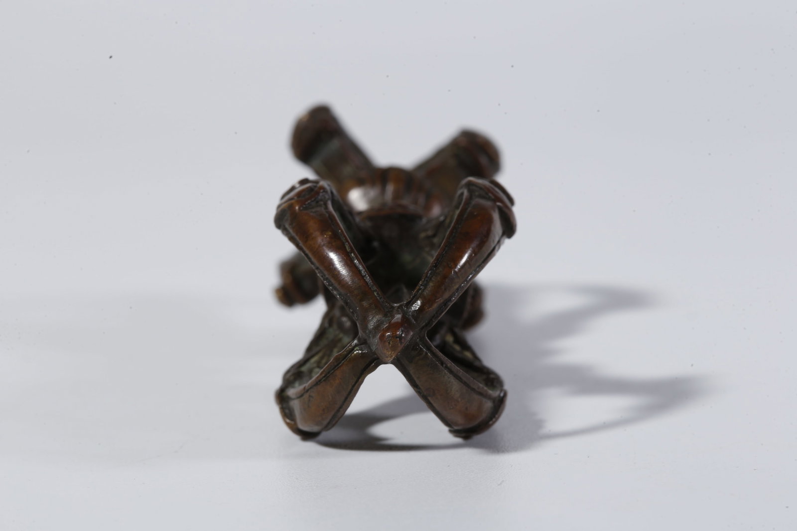 A BRONZE RITUAL OBJECT - 8