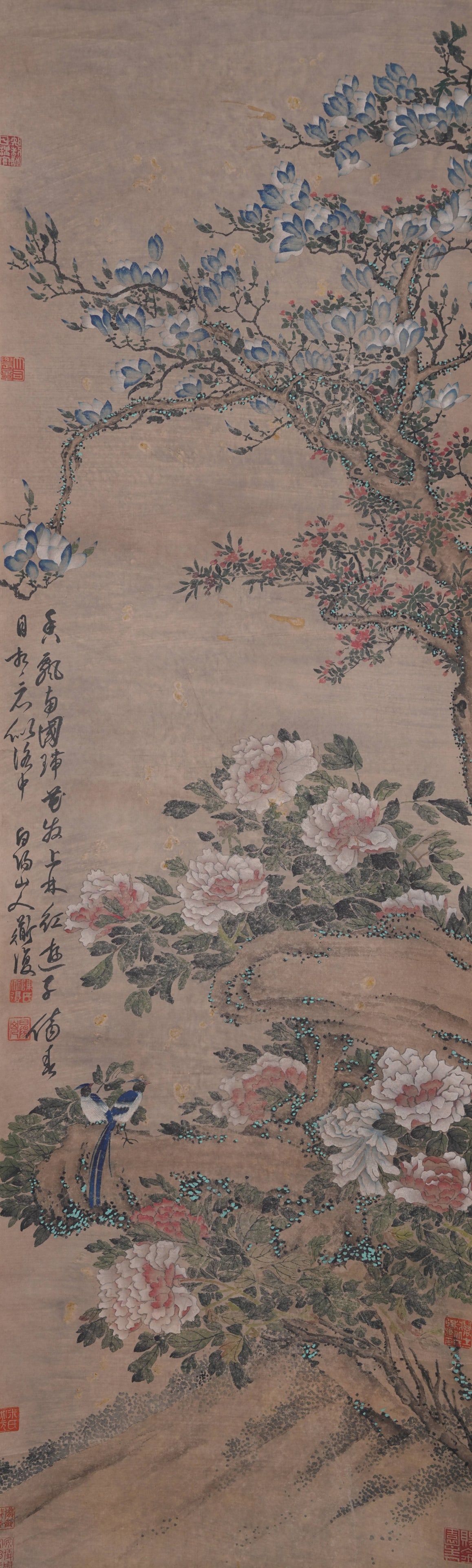 A FLOWER AND BIRD PAINTING ON PAPER BY CHEN CHUN.陳淳 (1 of 11)