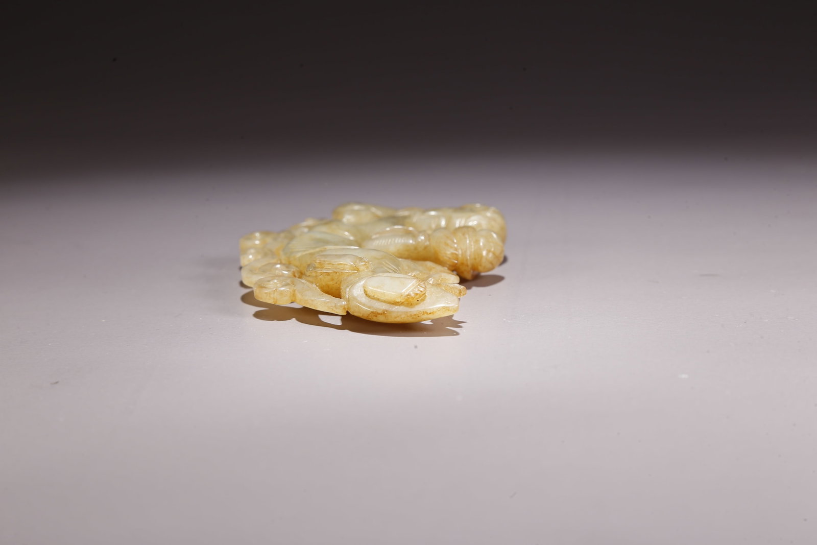 A HETIAN JADE FLYING APSARA - 5