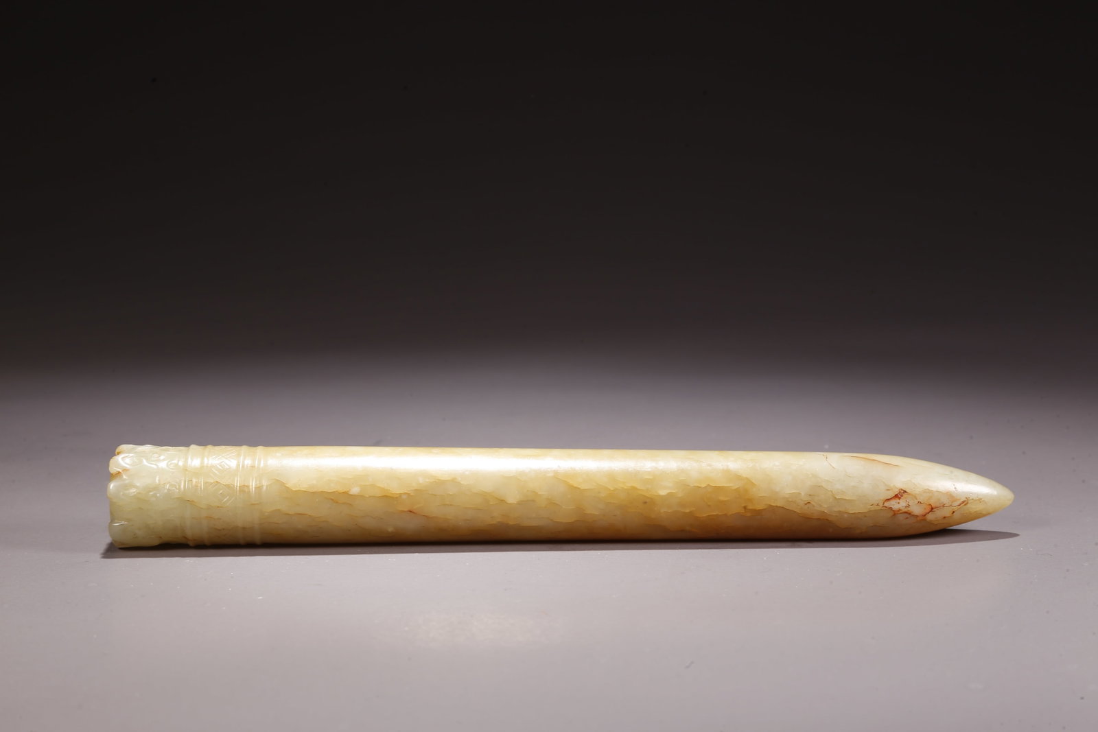 A HETIAN JADE CONICAL OBJECT - 10