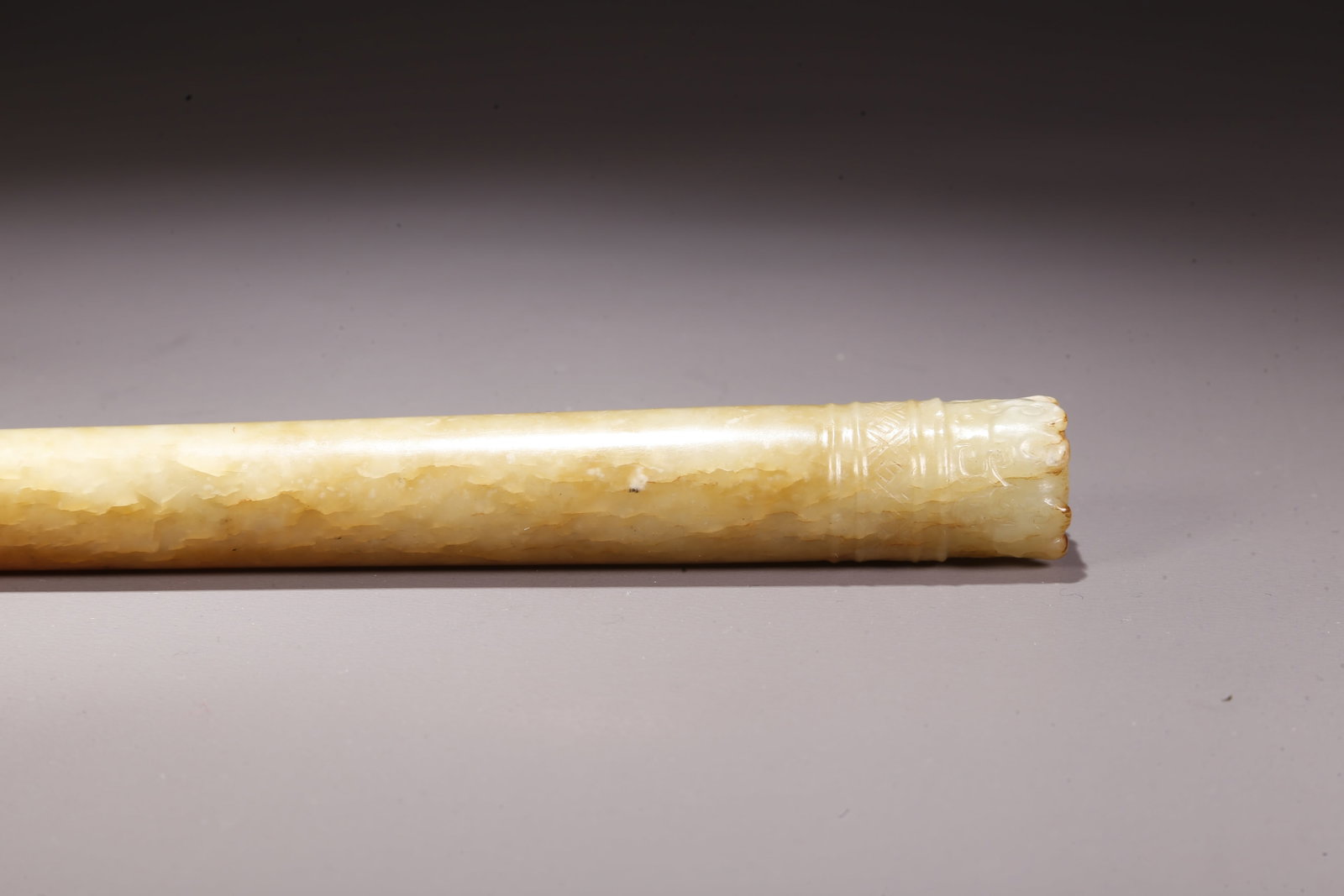 A HETIAN JADE CONICAL OBJECT - 8
