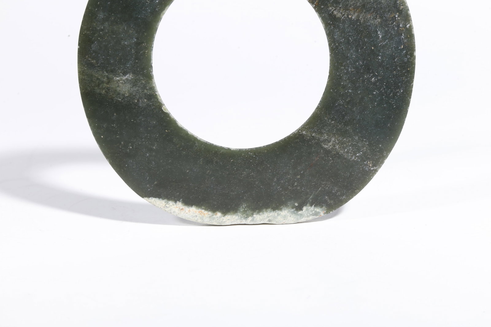 A ARCHAIC JADE RING - 9