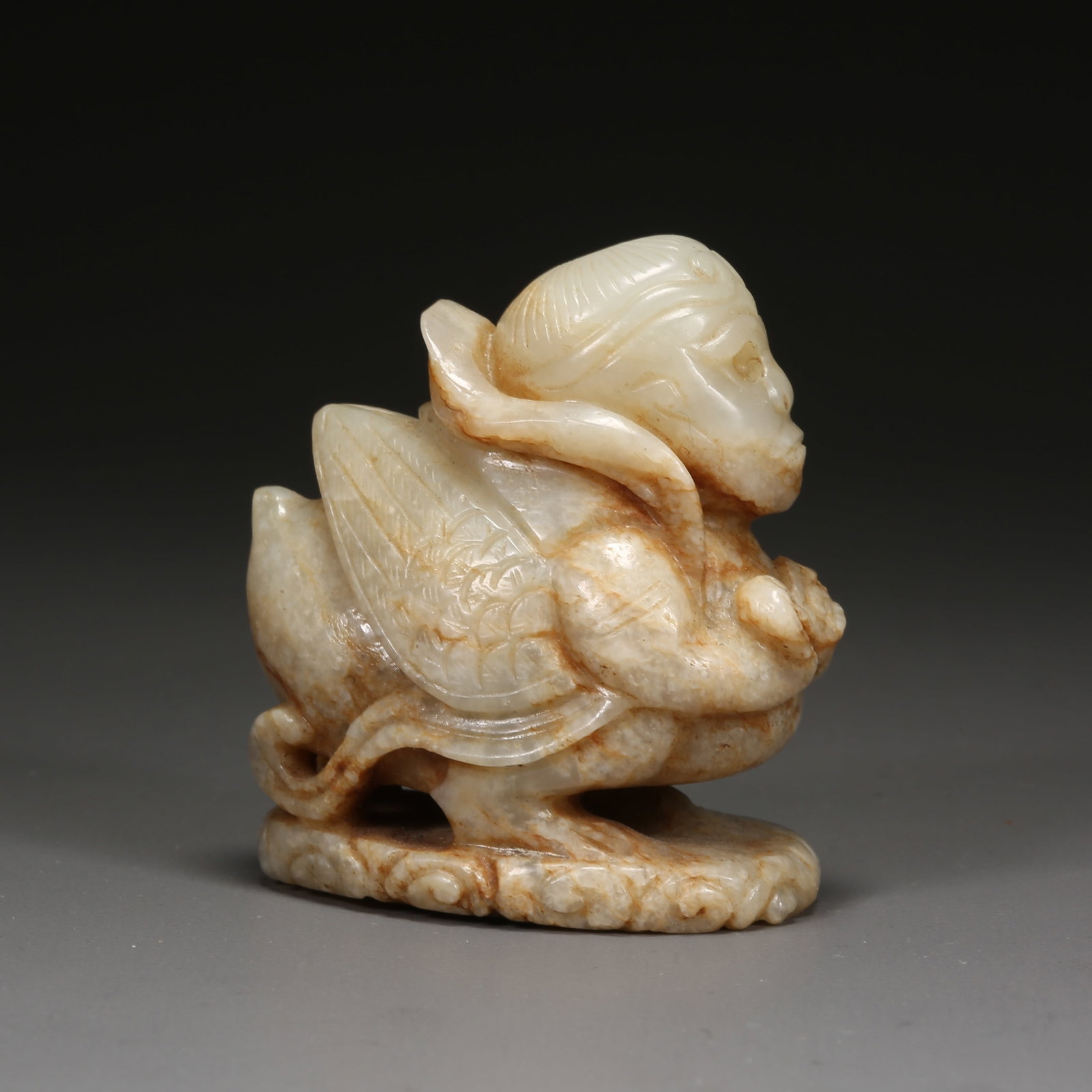A ANCIENT GARUDA JADE ORNAMENT (1 of 7)