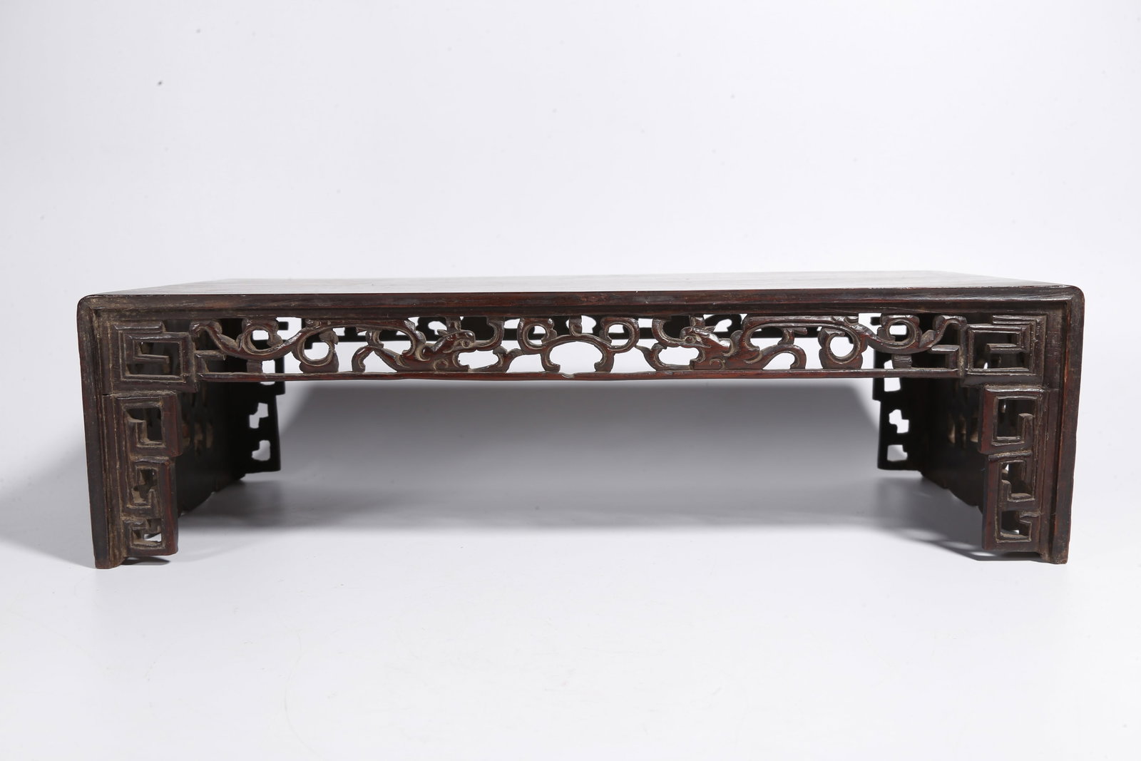 A MAHOGANY SMALL STAND - 2