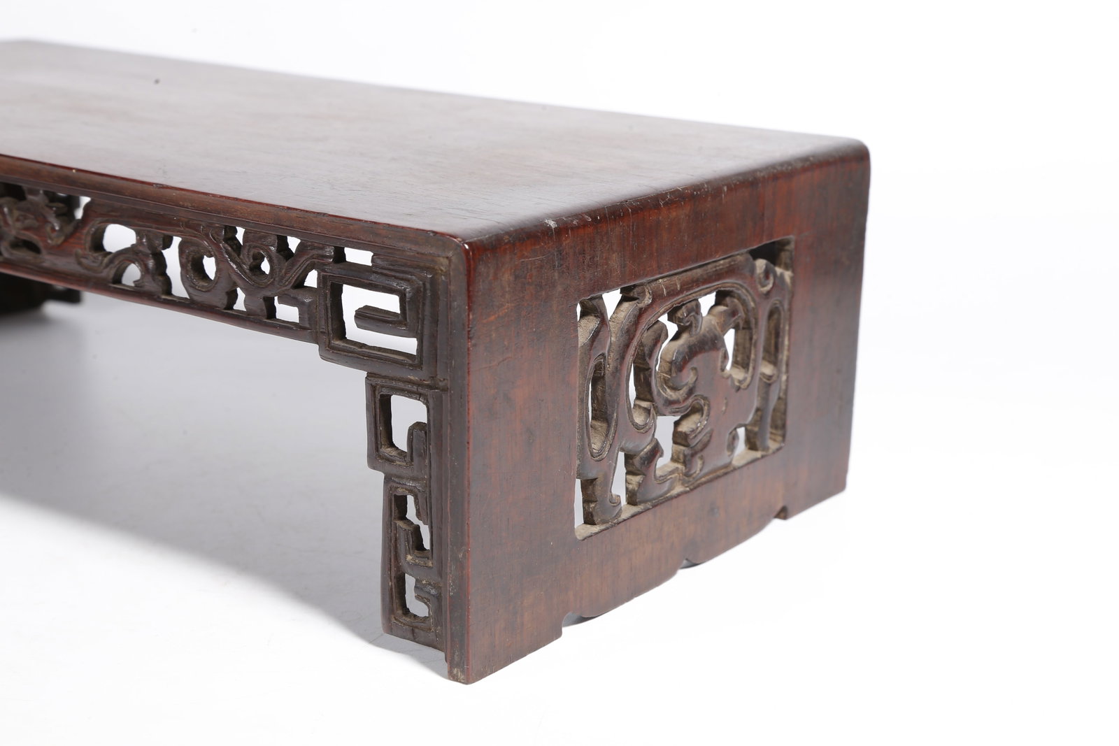 A MAHOGANY SMALL STAND - 6