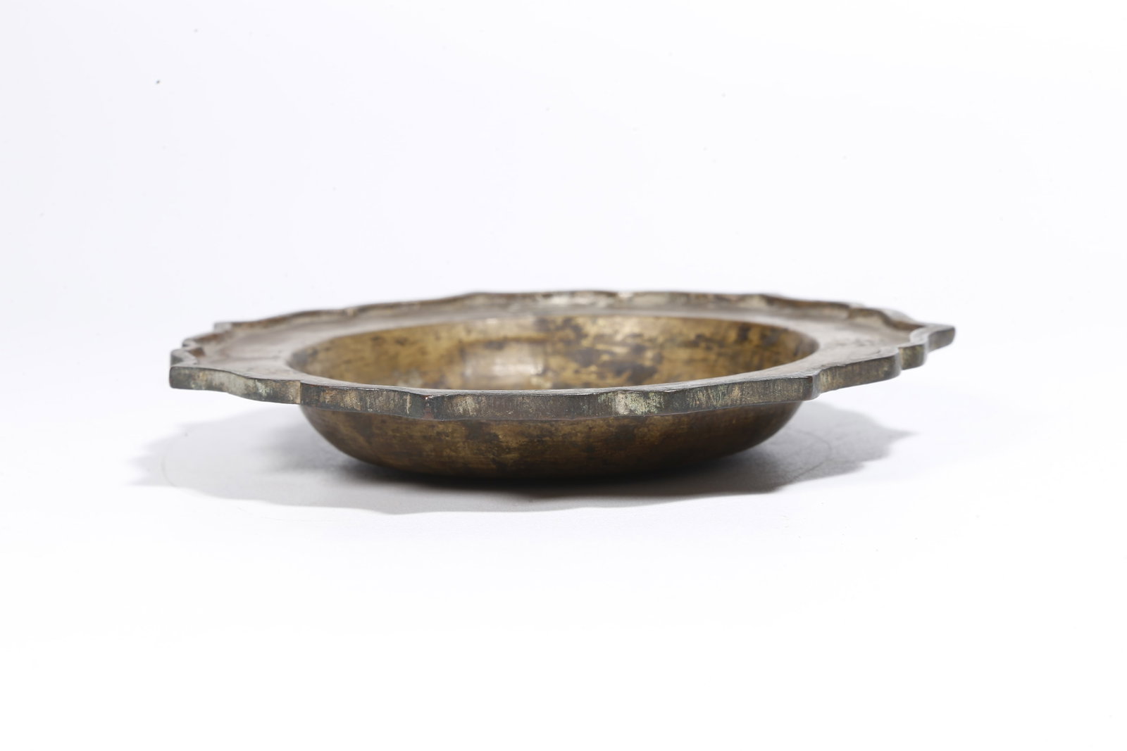 A BRONZE INCENSE TRAY - 7
