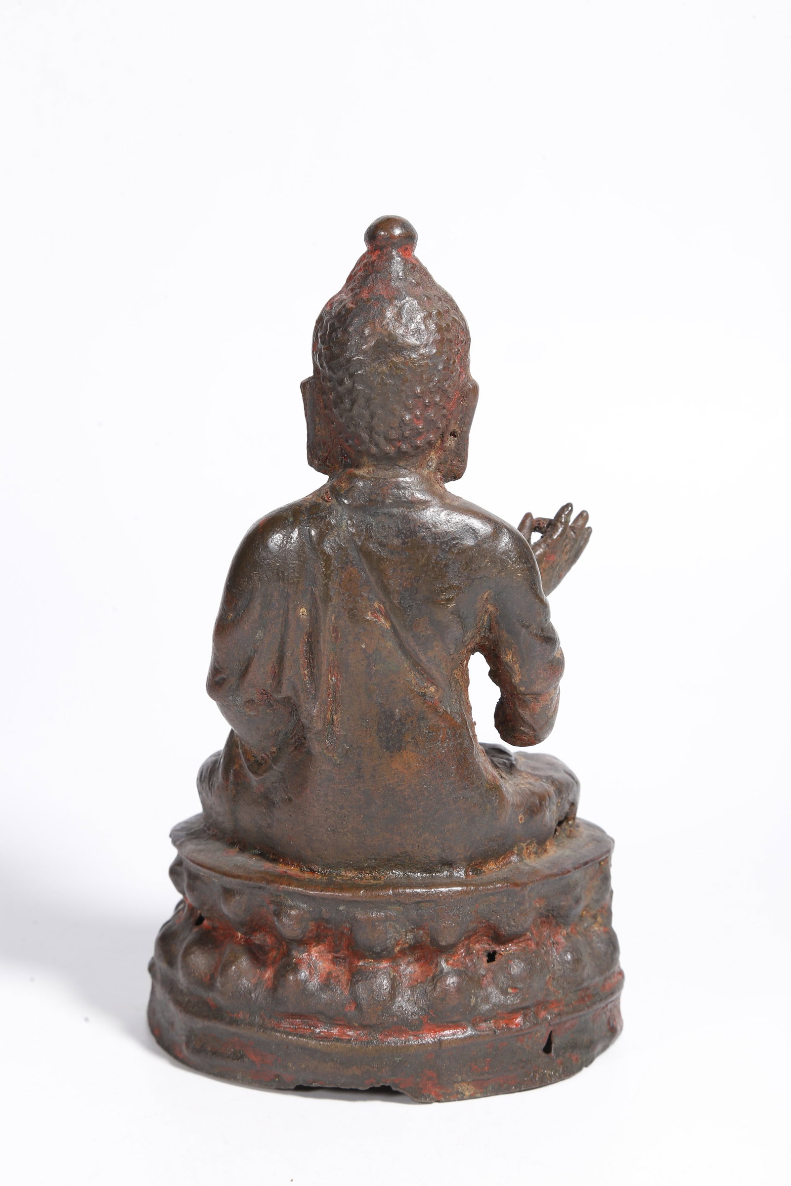 A BRONZE SAKYAMUNI STATUE - 5