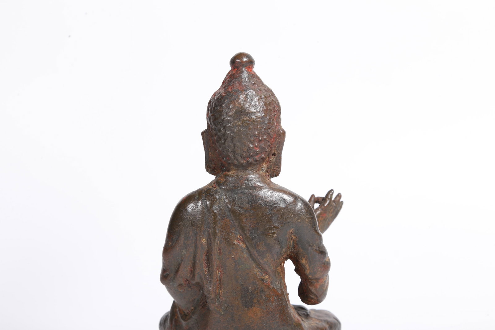 A BRONZE SAKYAMUNI STATUE - 6