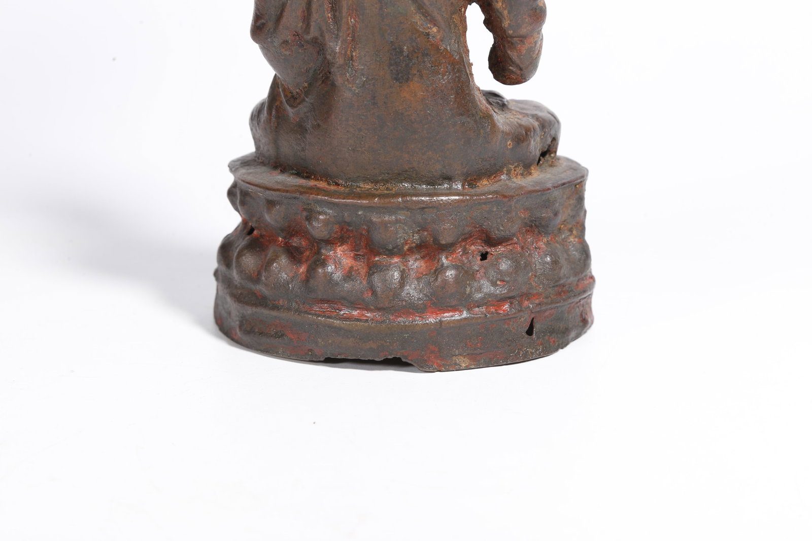 A BRONZE SAKYAMUNI STATUE - 7