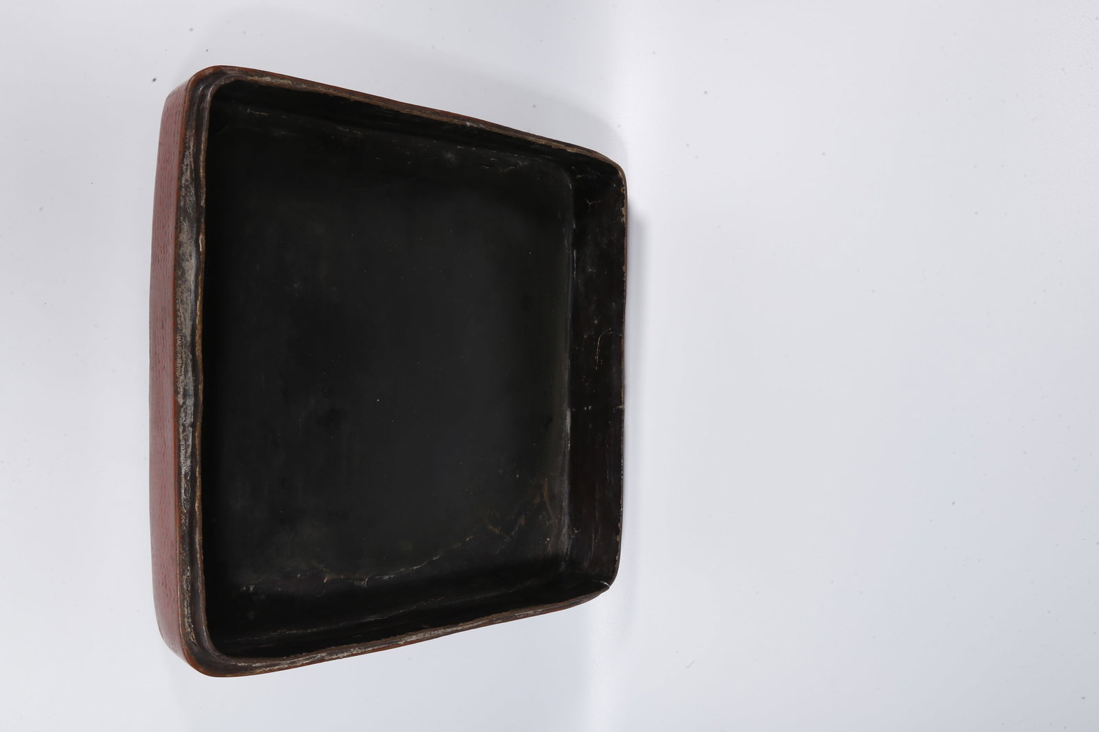 A LACQUER COVERED BOX - 6