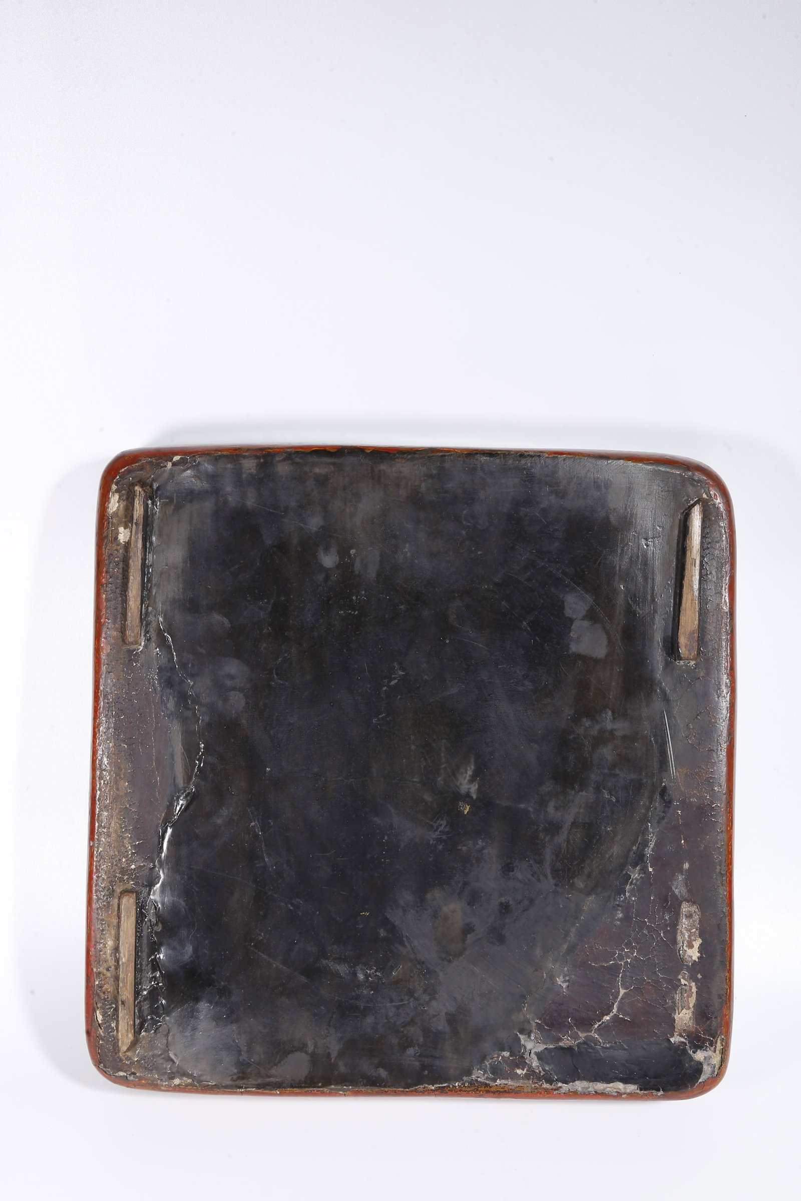 A LACQUER COVERED BOX - 9