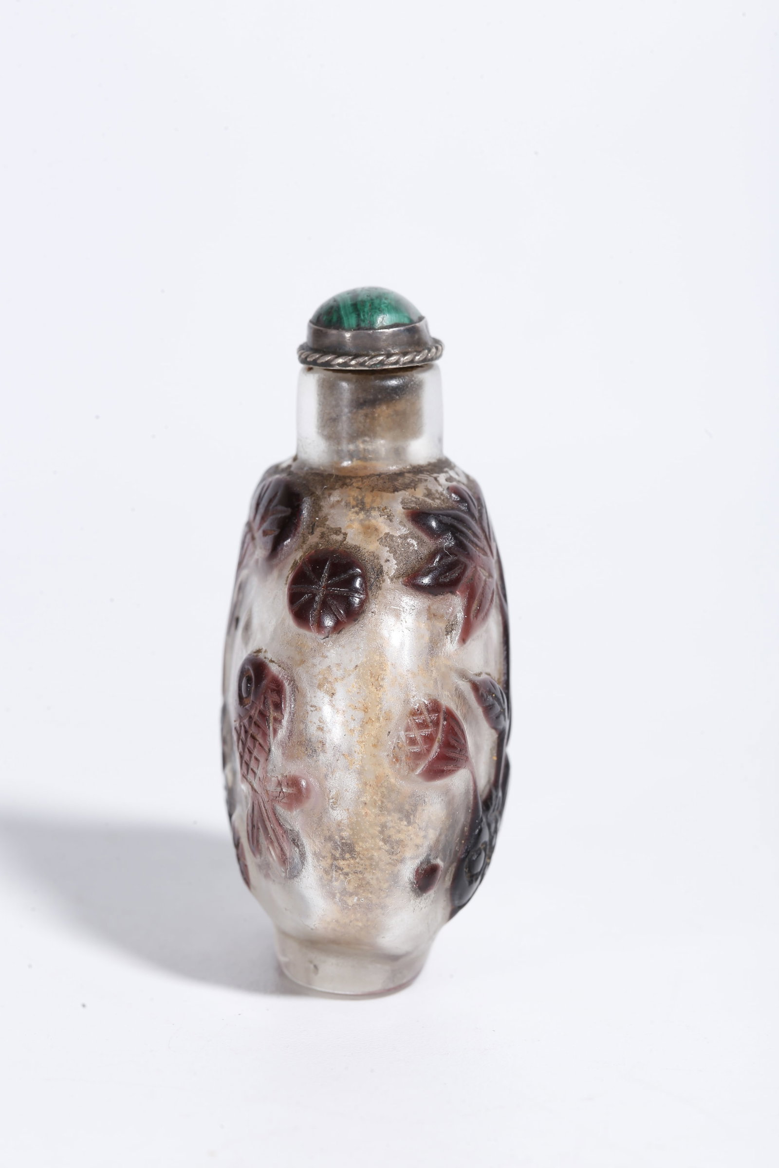 A GLASS SNUFF BOTTLE - 2