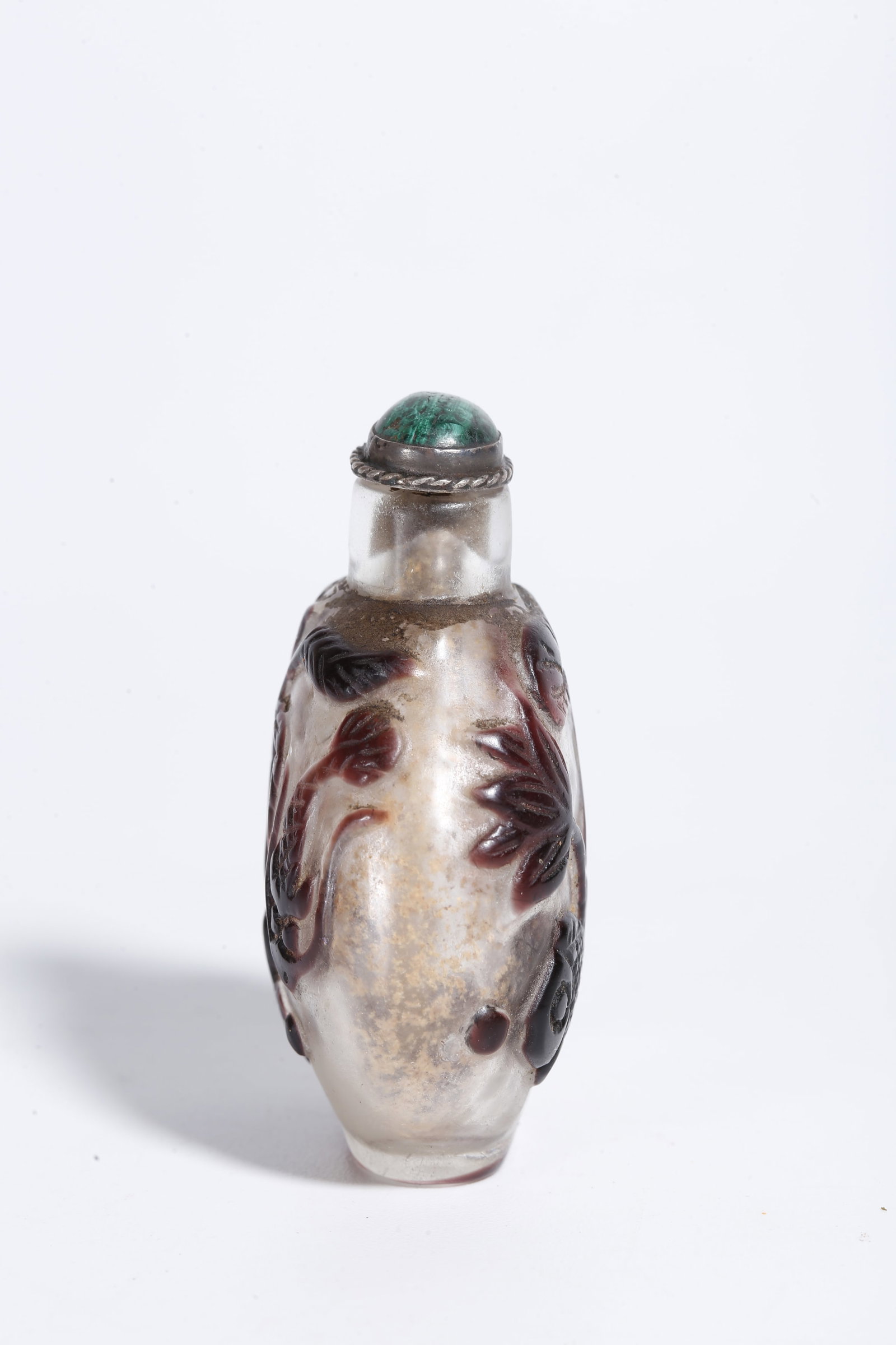 A GLASS SNUFF BOTTLE - 4