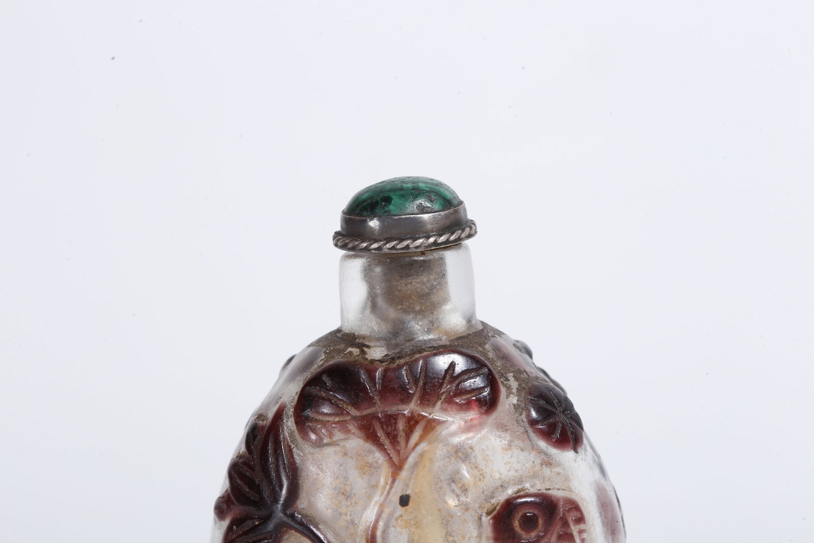 A GLASS SNUFF BOTTLE - 5