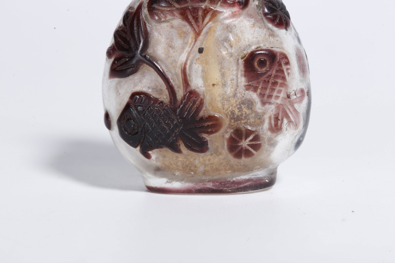 A GLASS SNUFF BOTTLE - 6