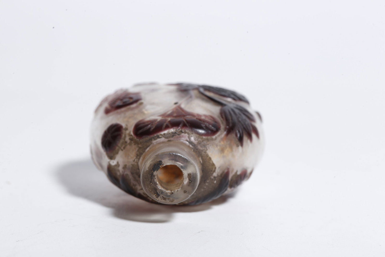 A GLASS SNUFF BOTTLE - 8