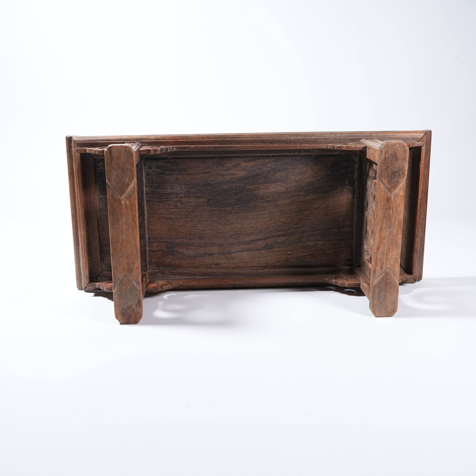 A AGARWOOD SMALL SIDE TABLE - 9