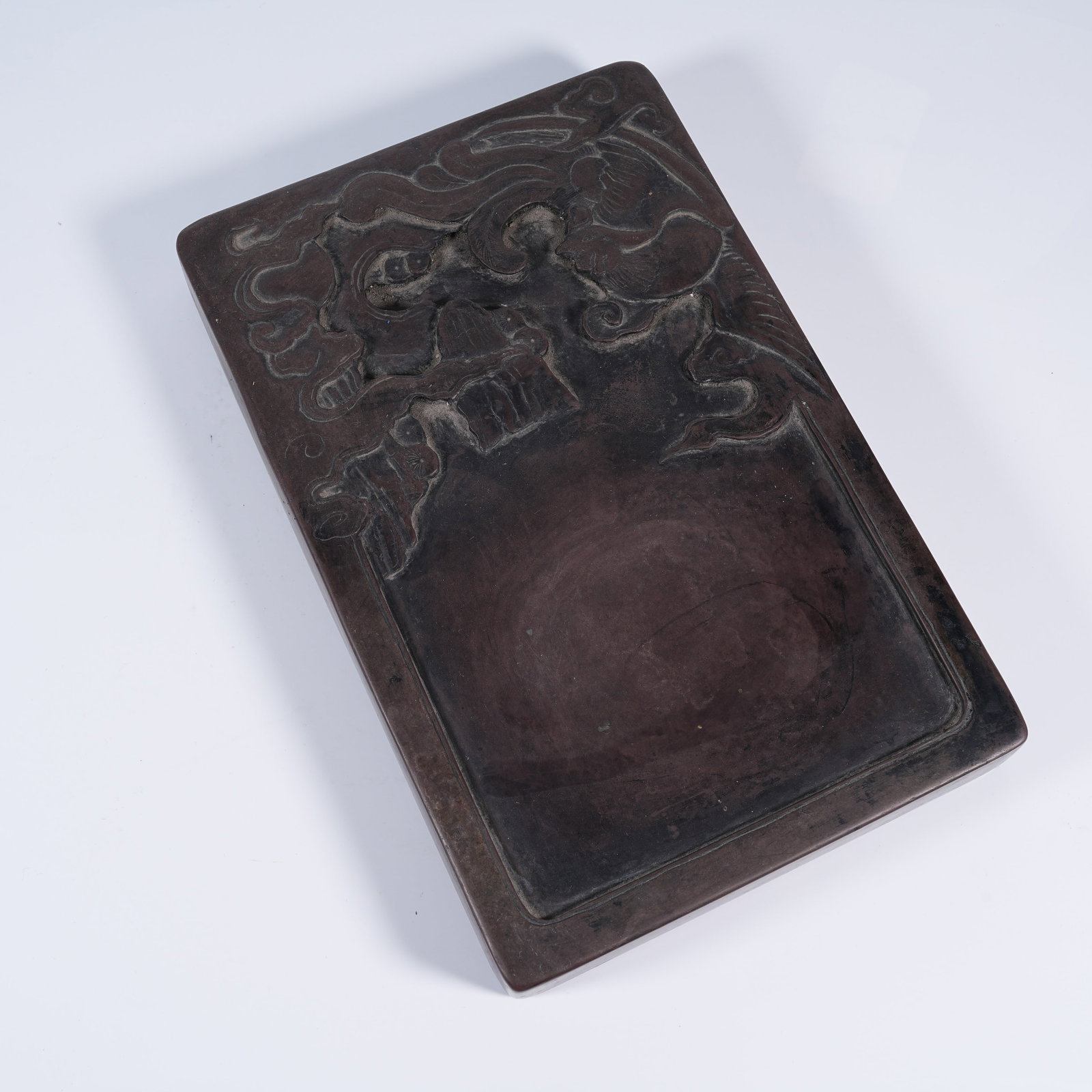 A DUAN STONE PHOENIX PATTERN INK SLAB (1 of 8)