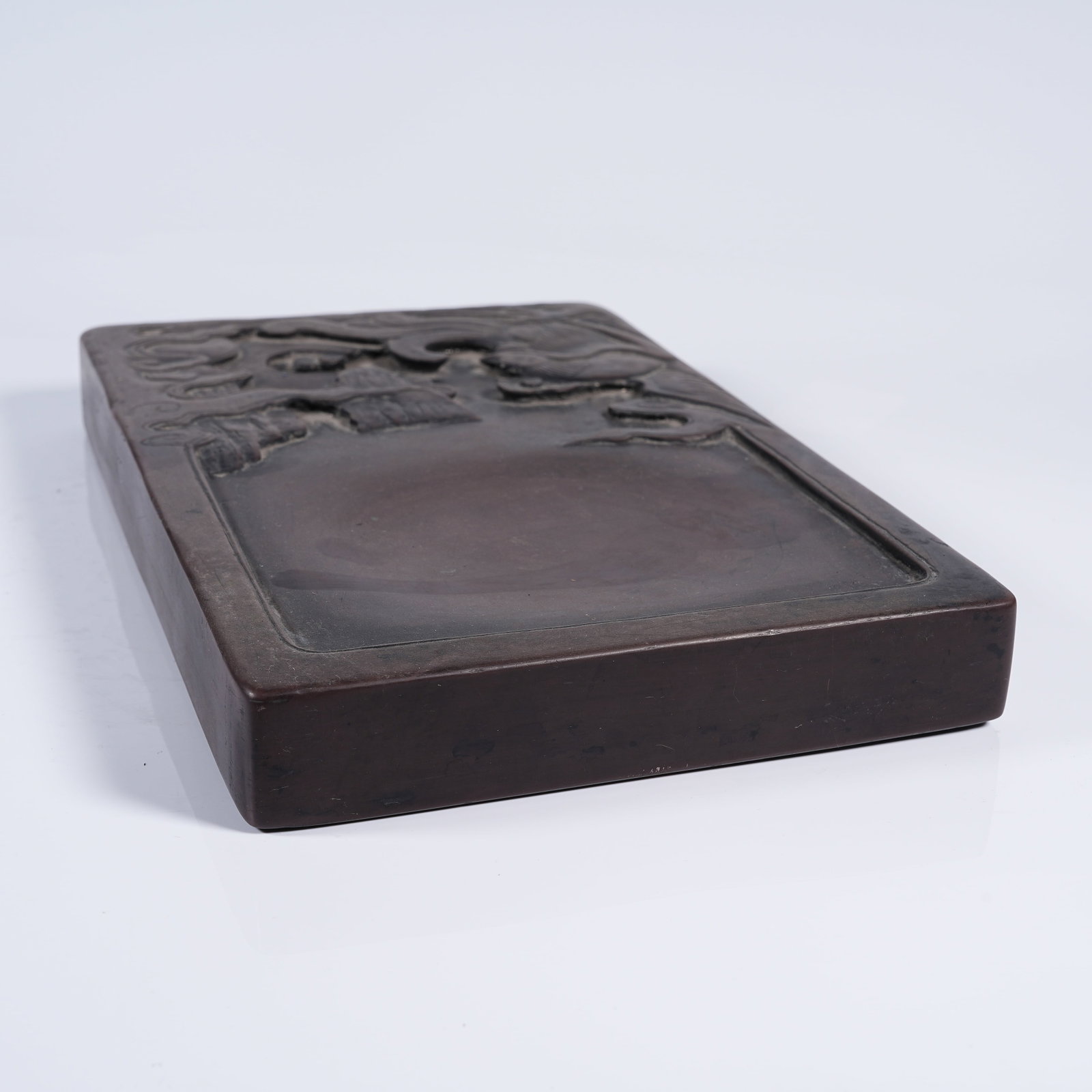 A DUAN STONE PHOENIX PATTERN INK SLAB - 4