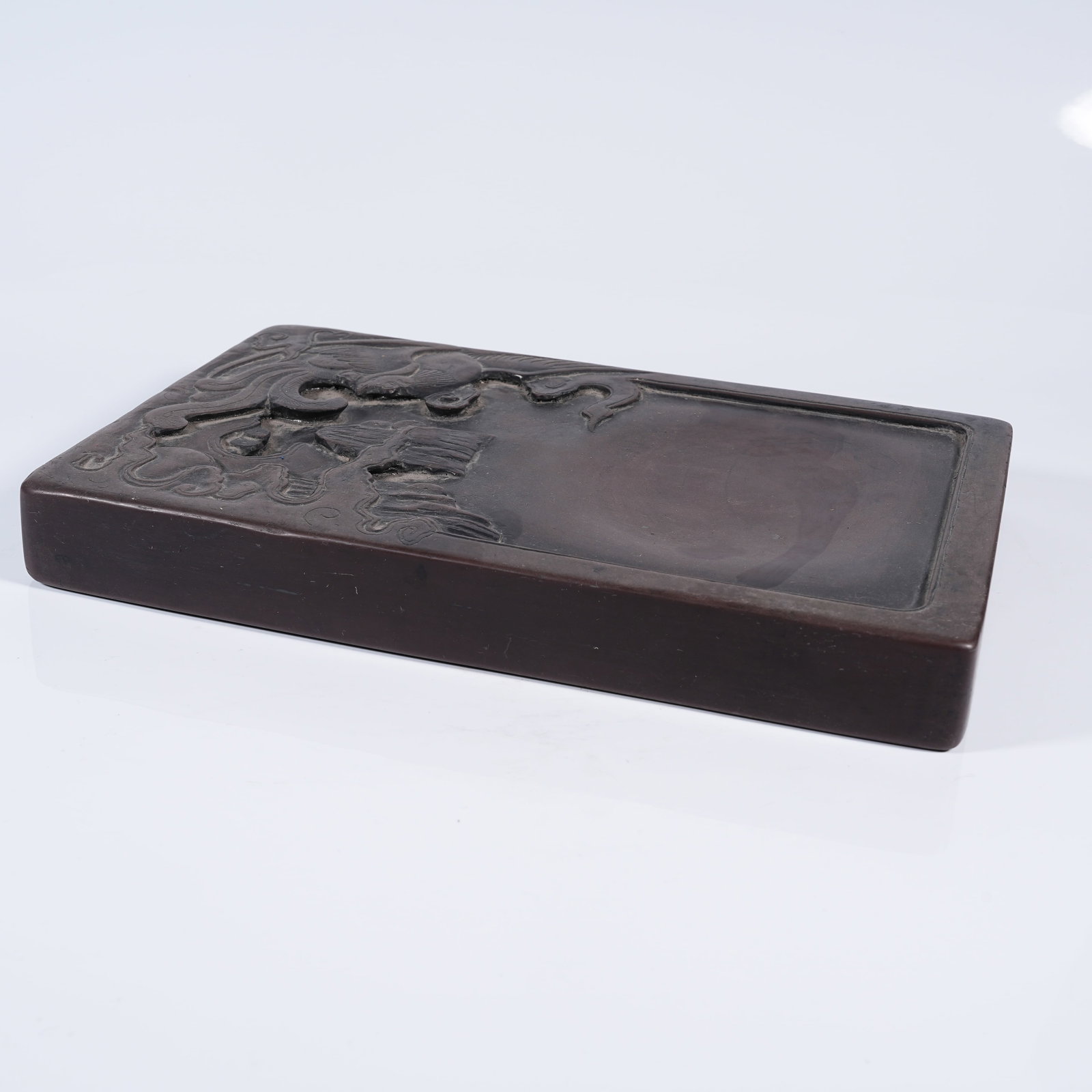 A DUAN STONE PHOENIX PATTERN INK SLAB - 5