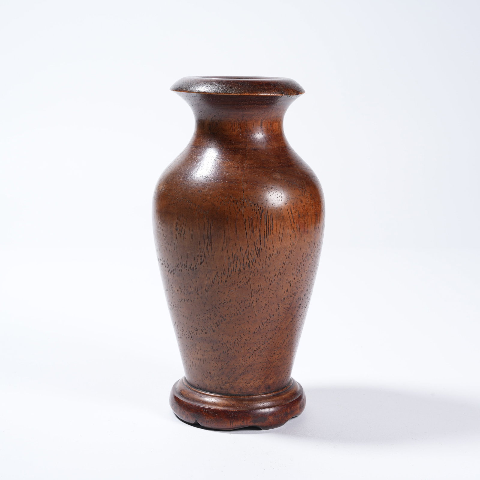 A HUANGHUALI APPRECIATION VASE: Huanghuali Appreciation Vase
