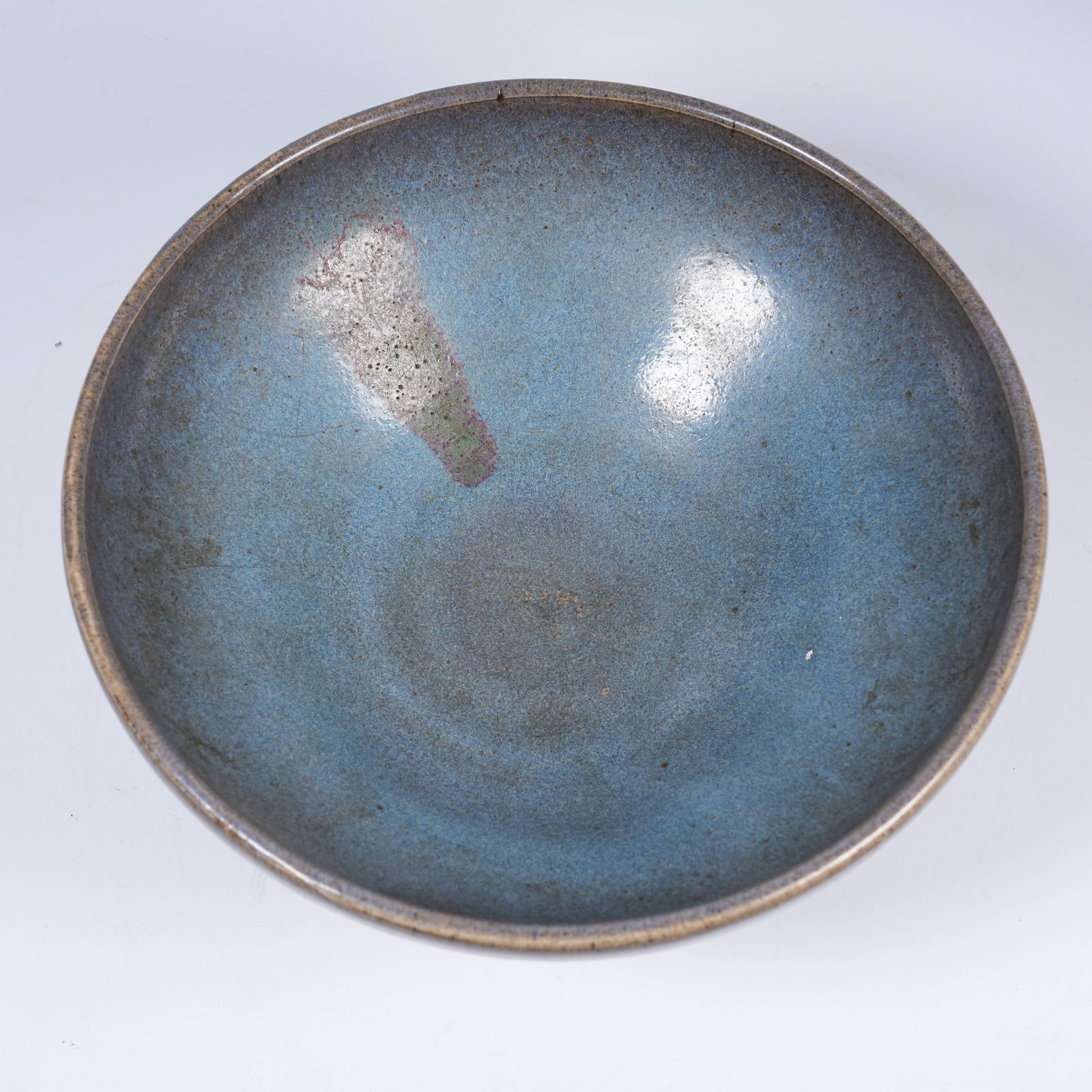 A JUN WARE LARGE BOWL - 8