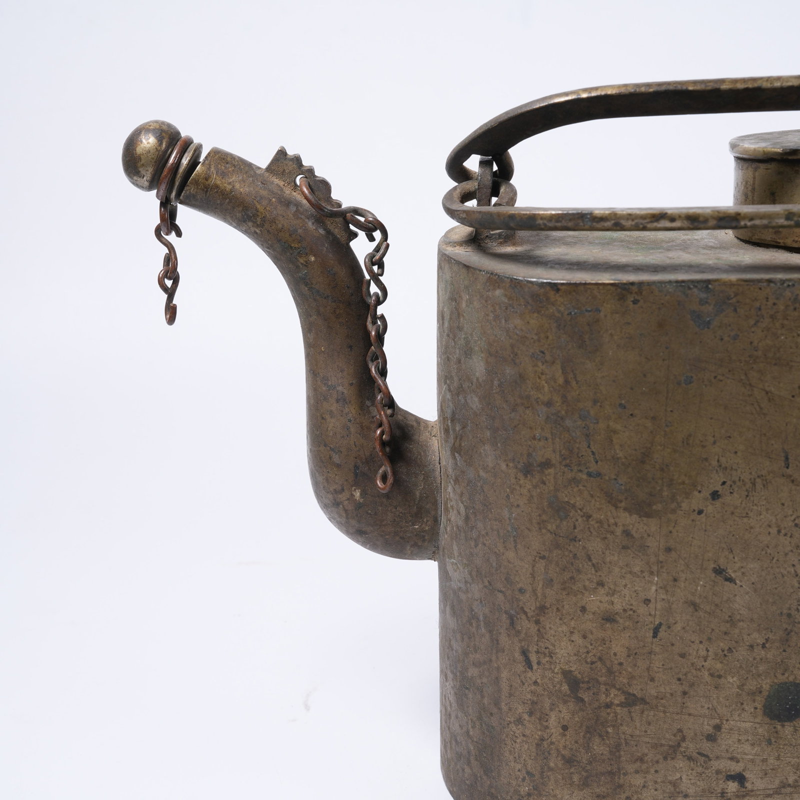 A BRONZE EWER - 5