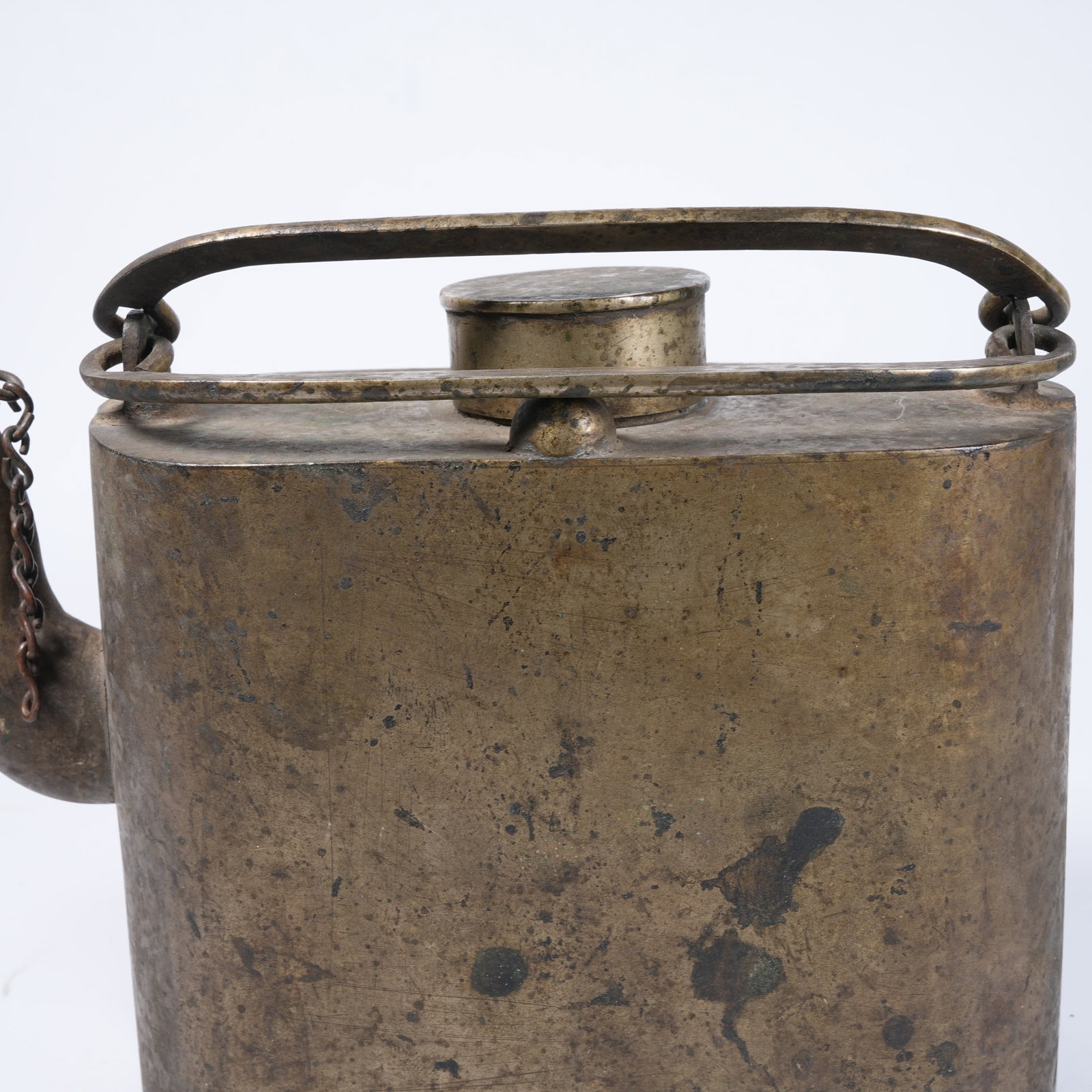 A BRONZE EWER - 6