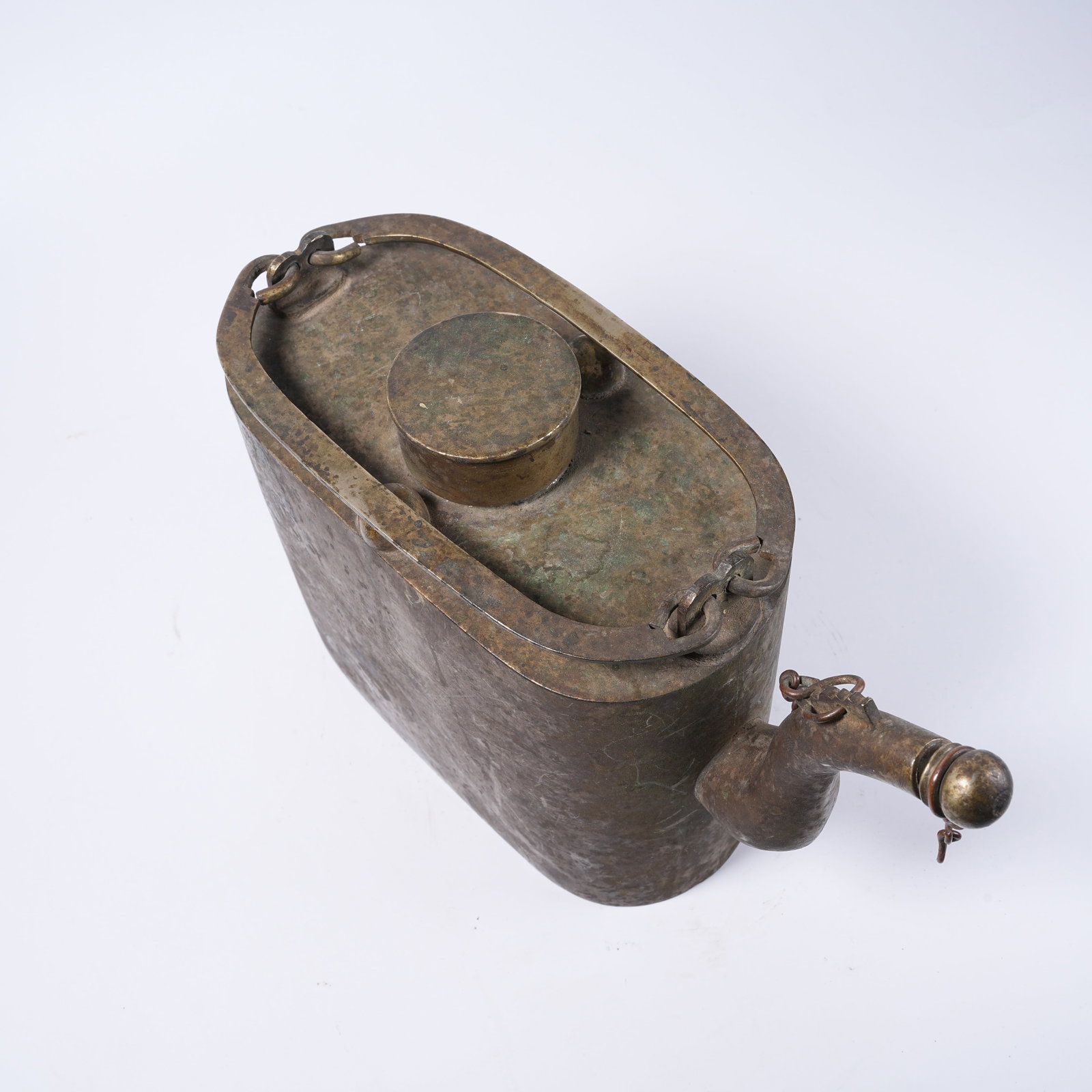 A BRONZE EWER - 8