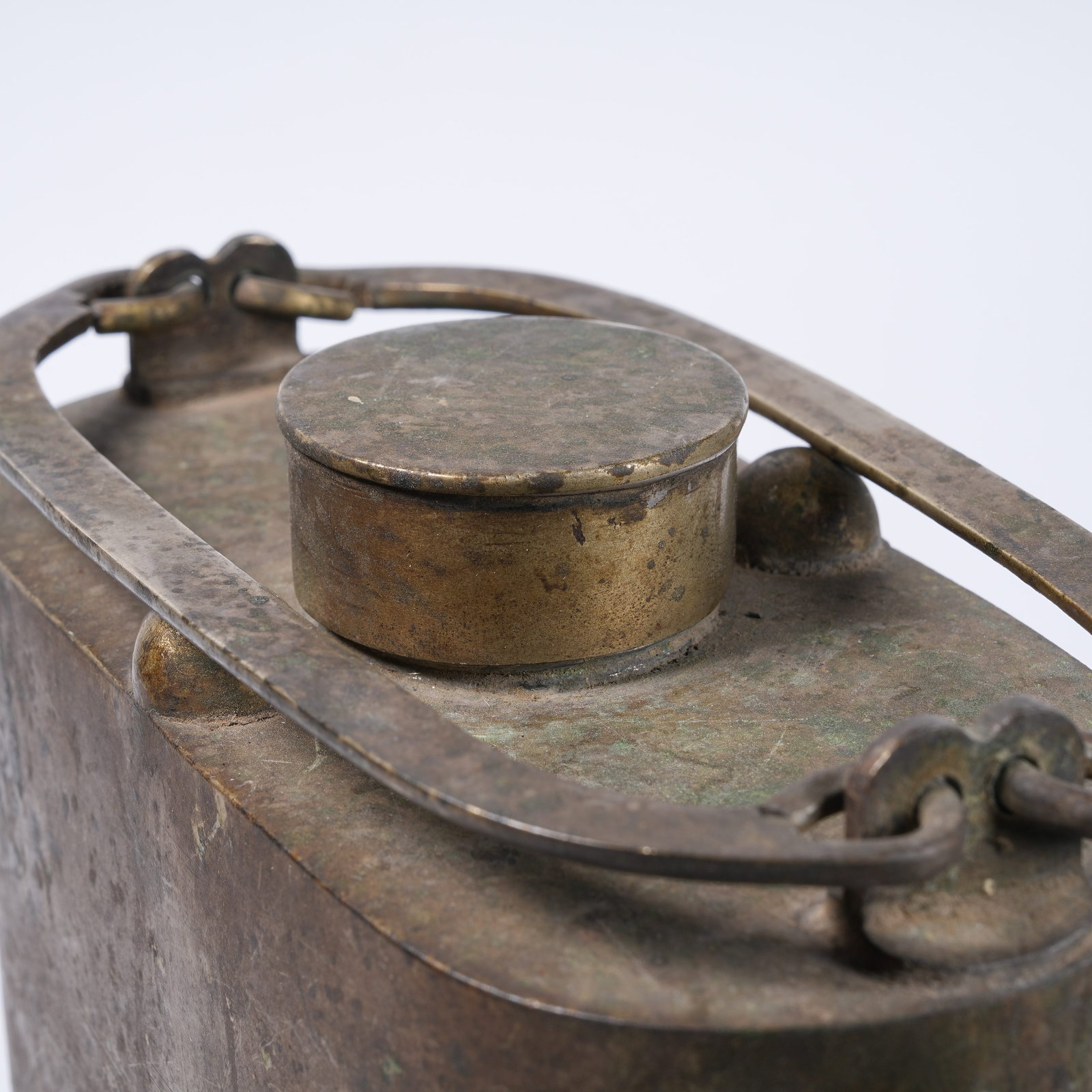 A BRONZE EWER - 9