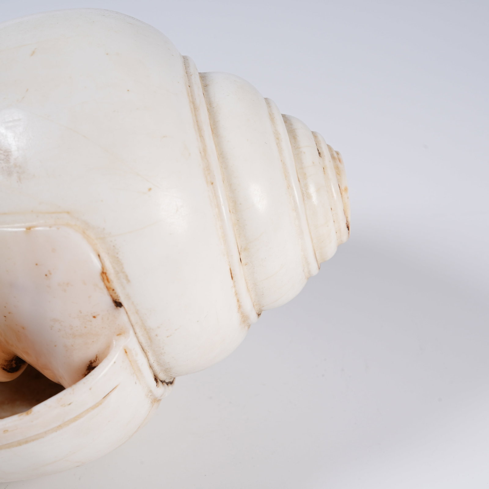 A CONCH RITUAL IMPLEMENT - 6