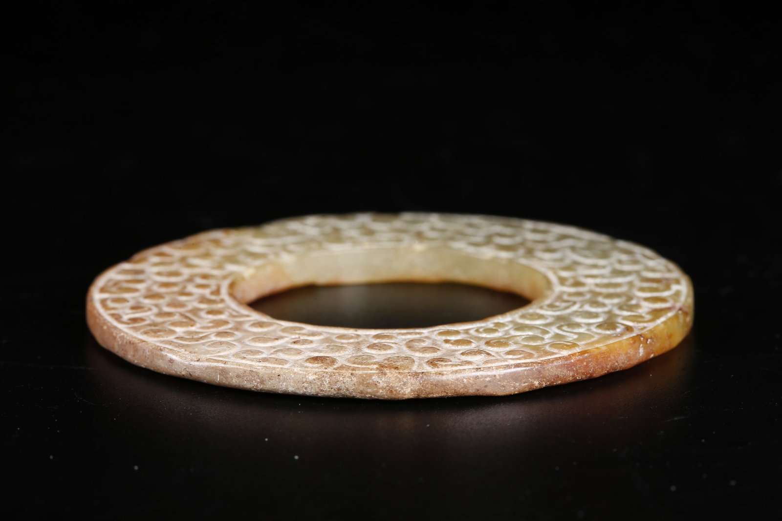 A ANCIENT JADE RING - 5