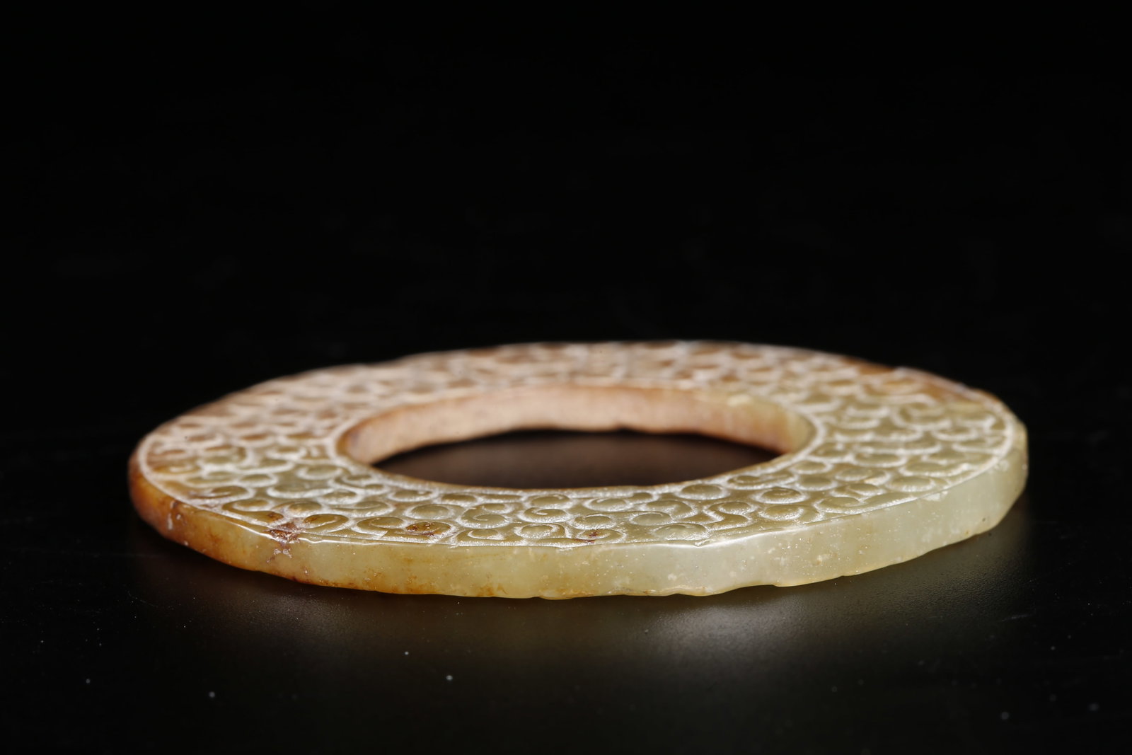 A ANCIENT JADE RING - 6
