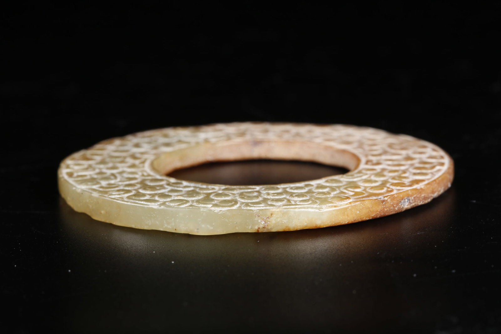A ANCIENT JADE RING - 7