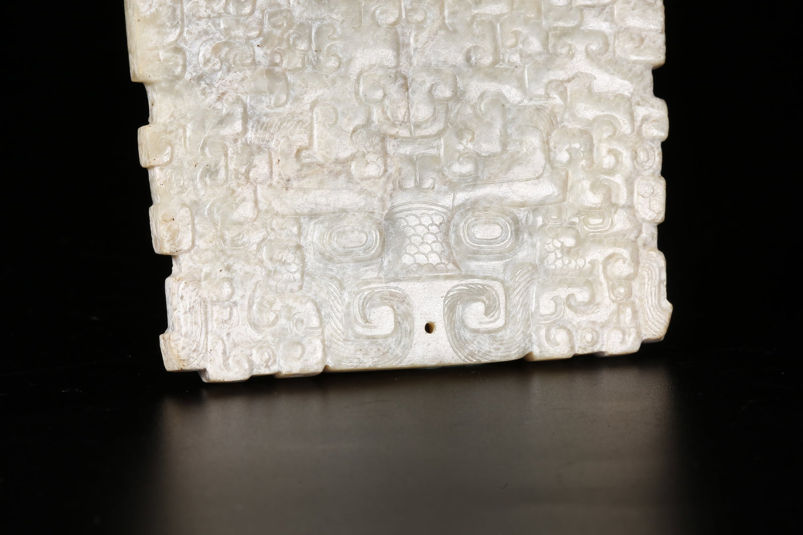 A ANCIENT JADE BEAST-FACED PATTERN PENDANT - 3