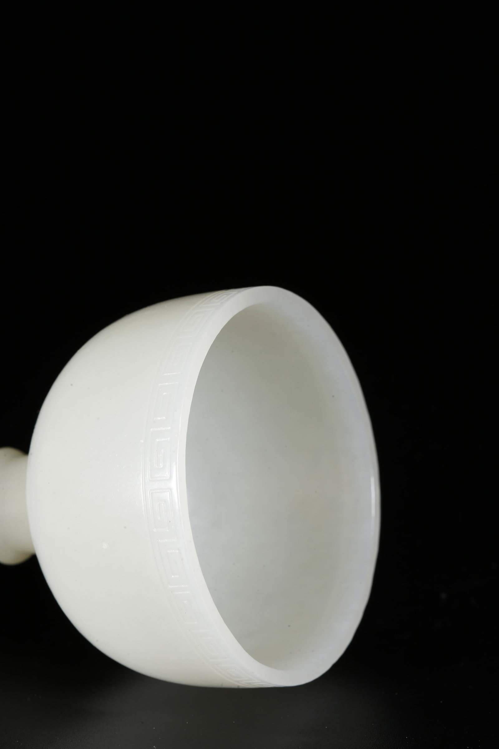 A HETIAN JADE CUP - 10