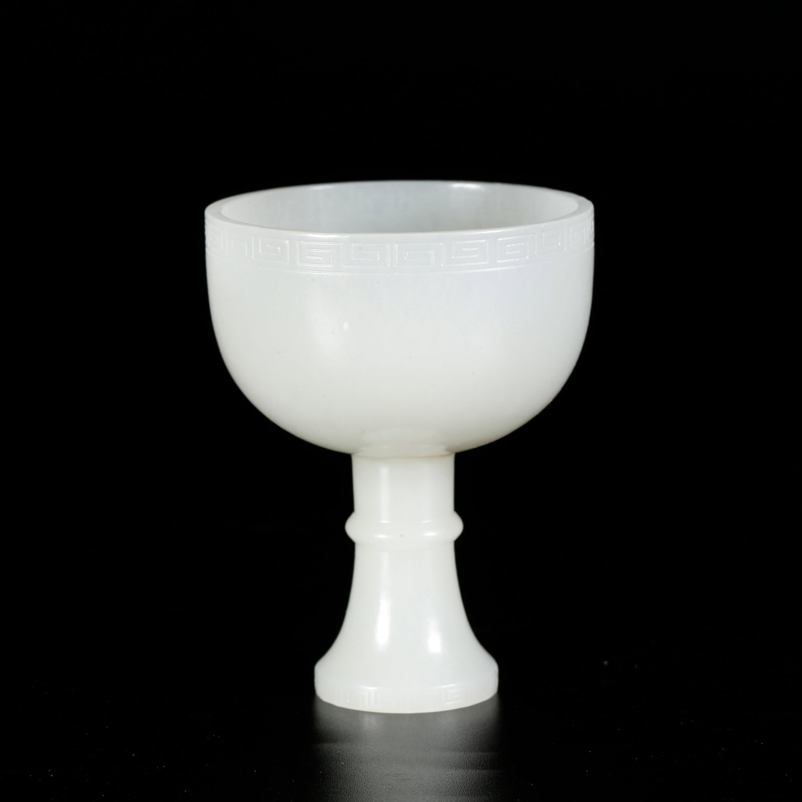 A HETIAN JADE CUP: Hetian Jade Cup