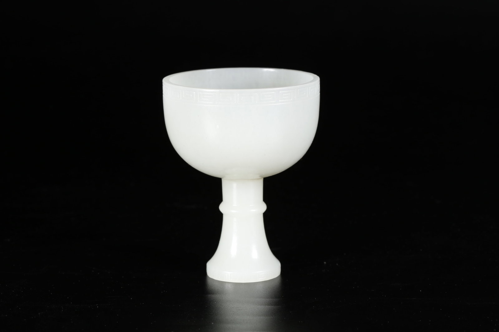 A HETIAN JADE CUP - 2