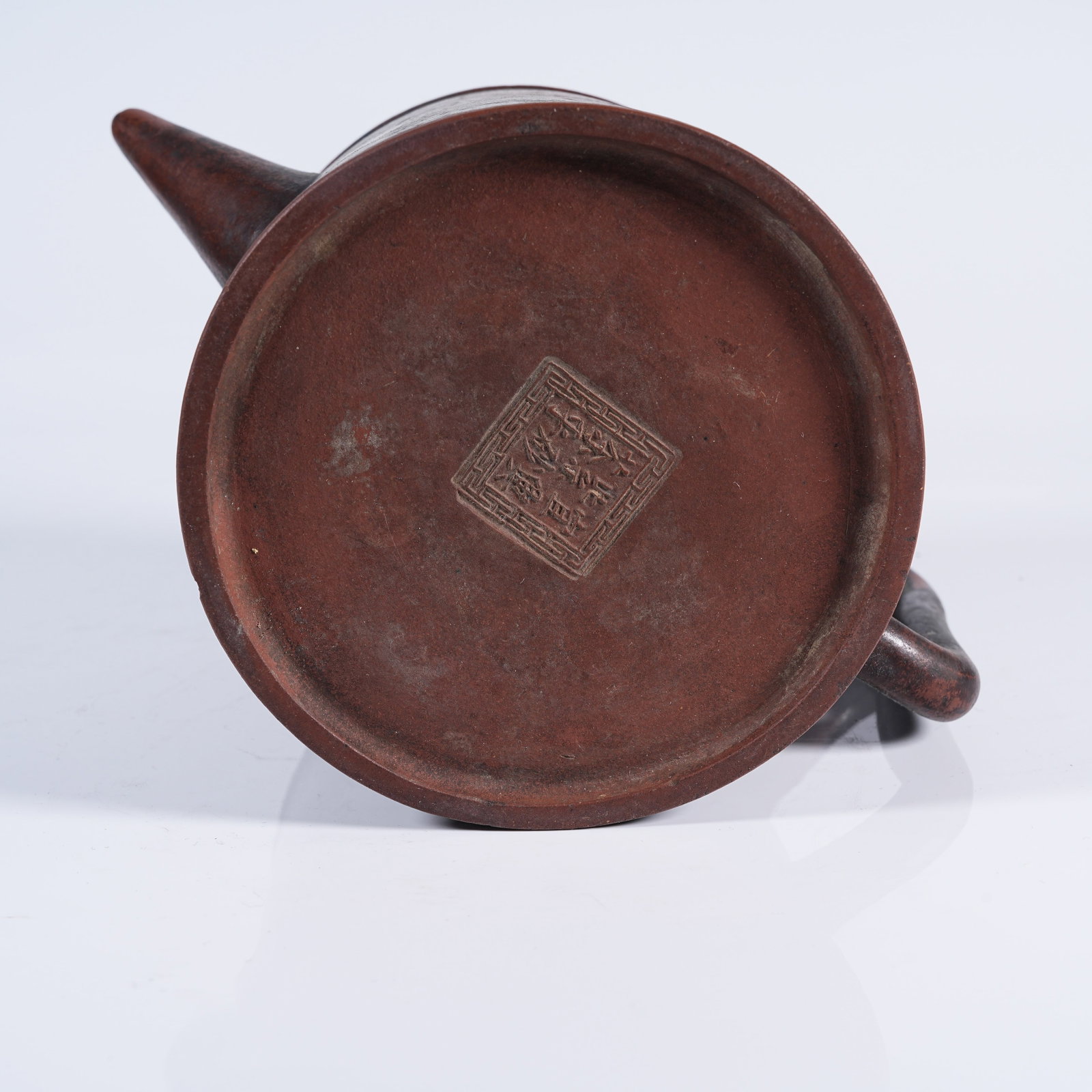 A ZISHA LONGEVITY PATTERN TEAPOT - 9